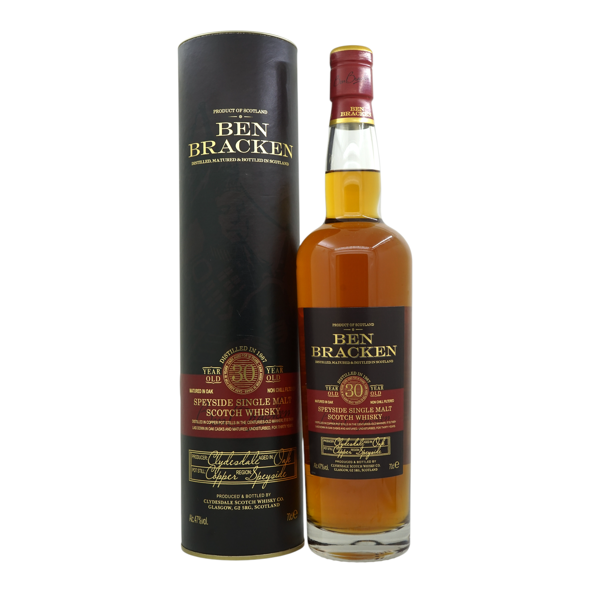 Ben Bracken 30 Year Old Speyside Single Malt Clydesdale
