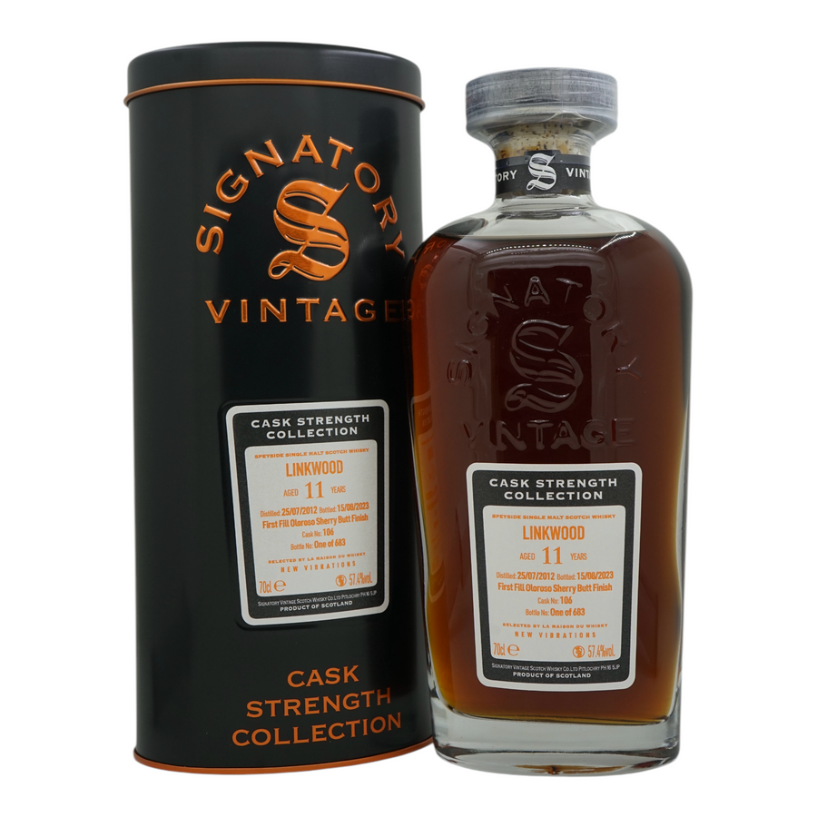 Linkwood 2012/2023 11 Year Old Cask Strength Collection Bottled for LMDW Signatory Vintage #106
