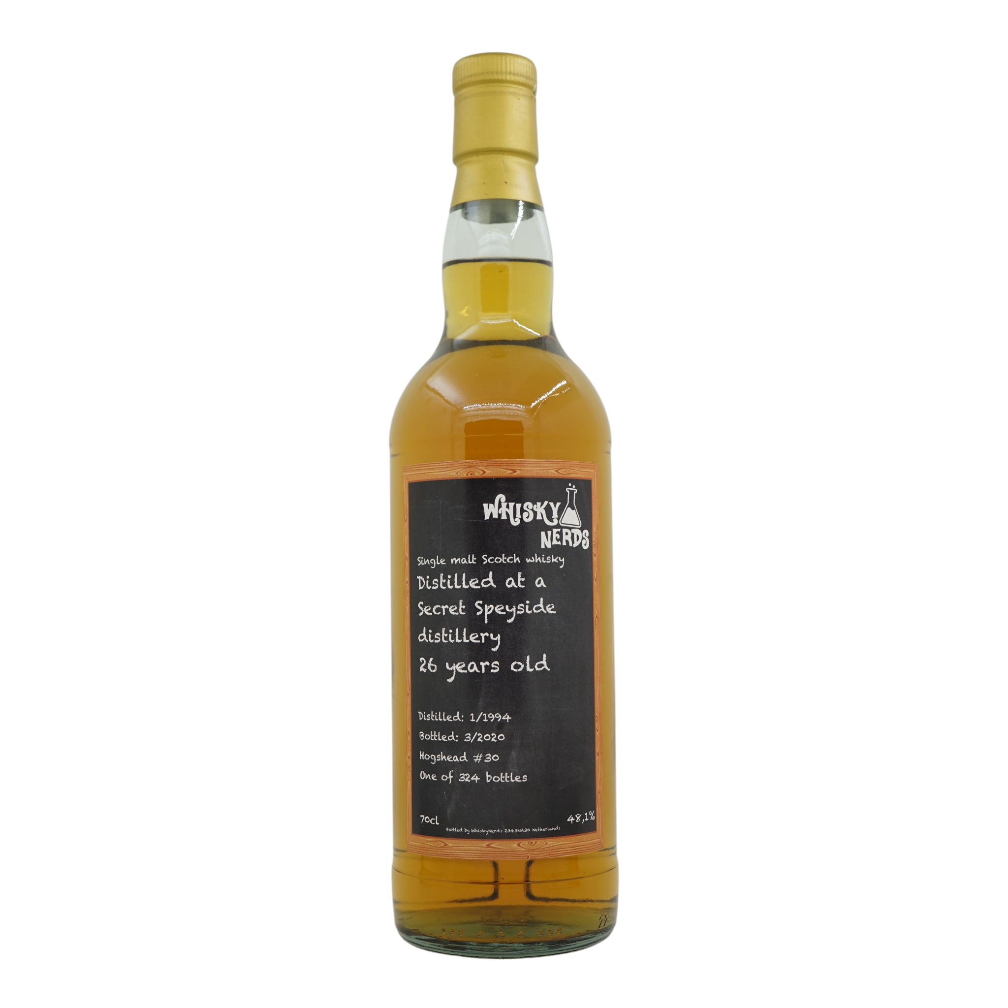 Secret Speyside Distillery 1994/2020 26 Year Old WhiskyNerds #30