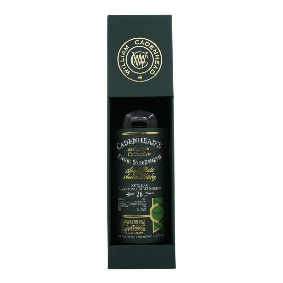 Tamnavulin 1992/2018 26 Year Old Authentic Collection Cadenhead's 51.3%