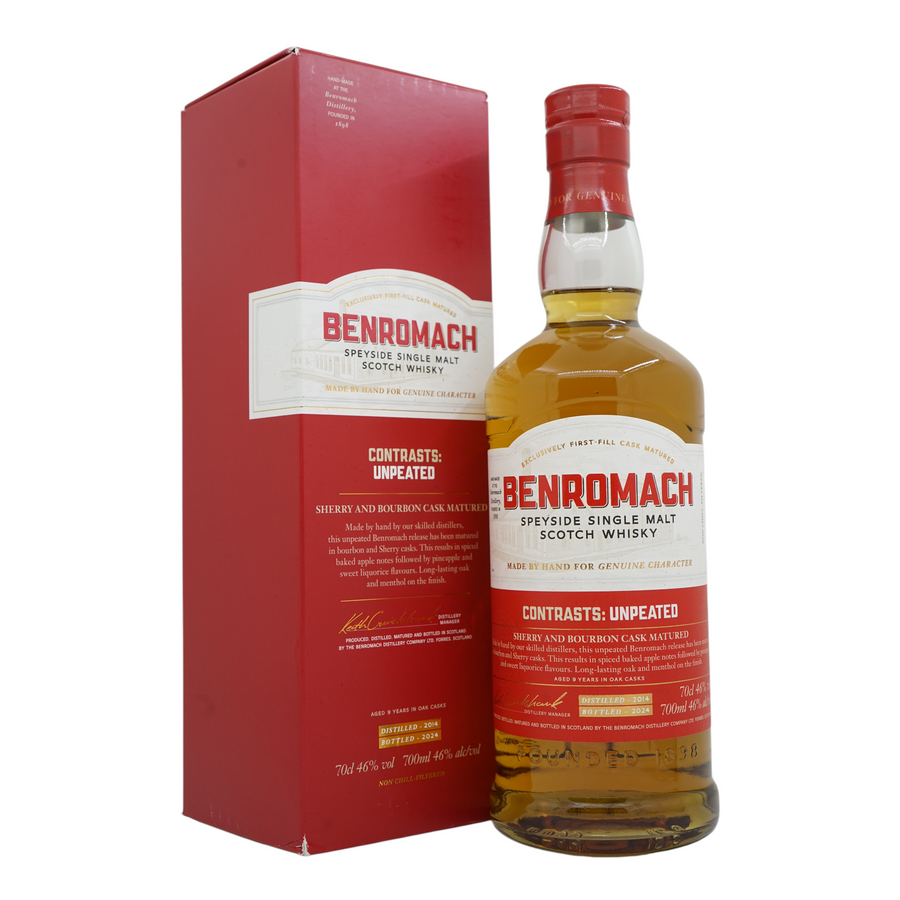 Benromach 2014/2024 Contrasts: Unpeated