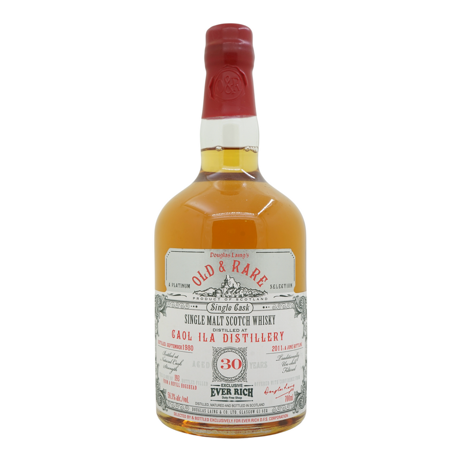 Caol Ila 1980/2011 30 Year Old Old&Rare The Platinum Selection 56.3%