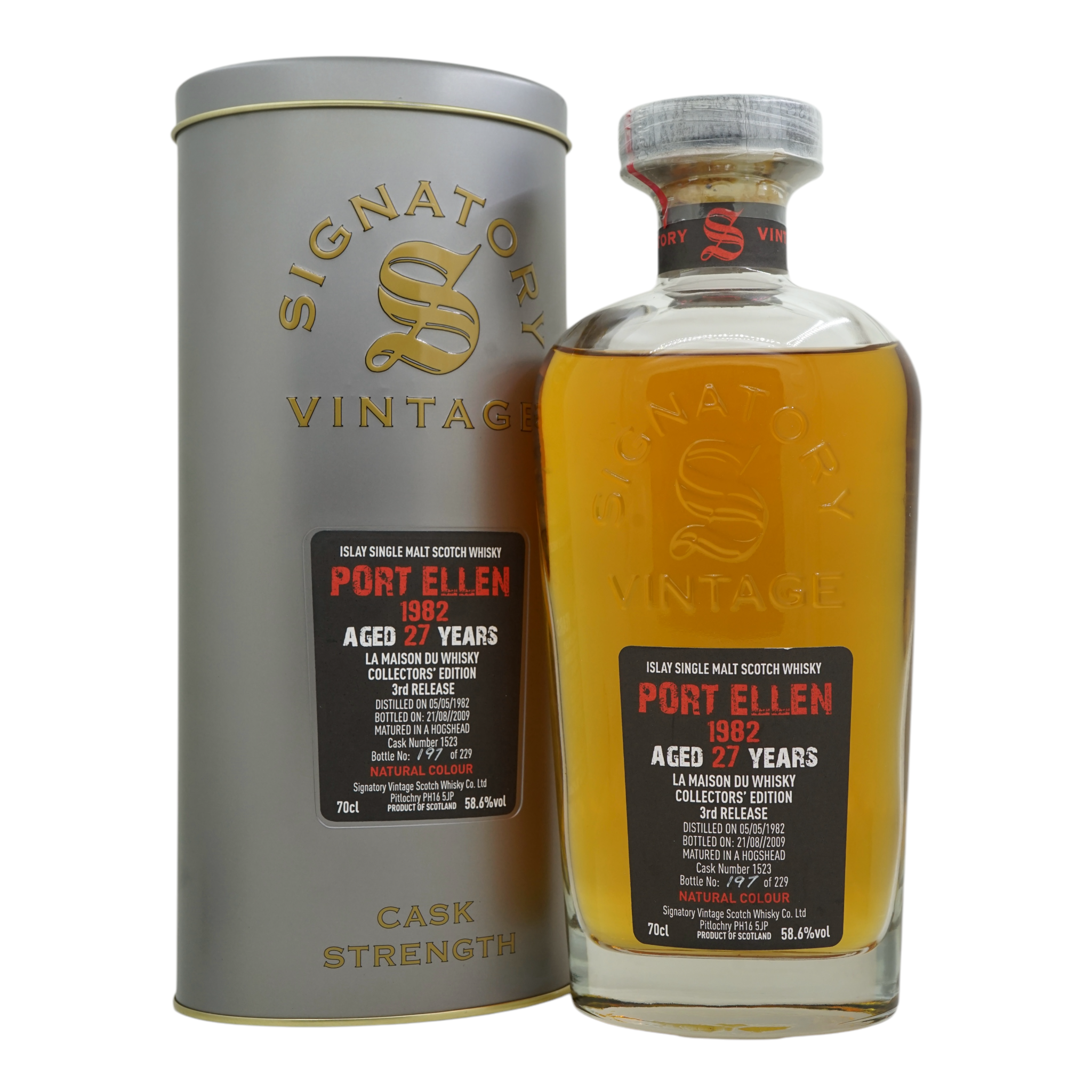 Port Ellen 1982/2009 27 Year Old LMDW Collector's Edition 3rd release Signatory Vintage #1523