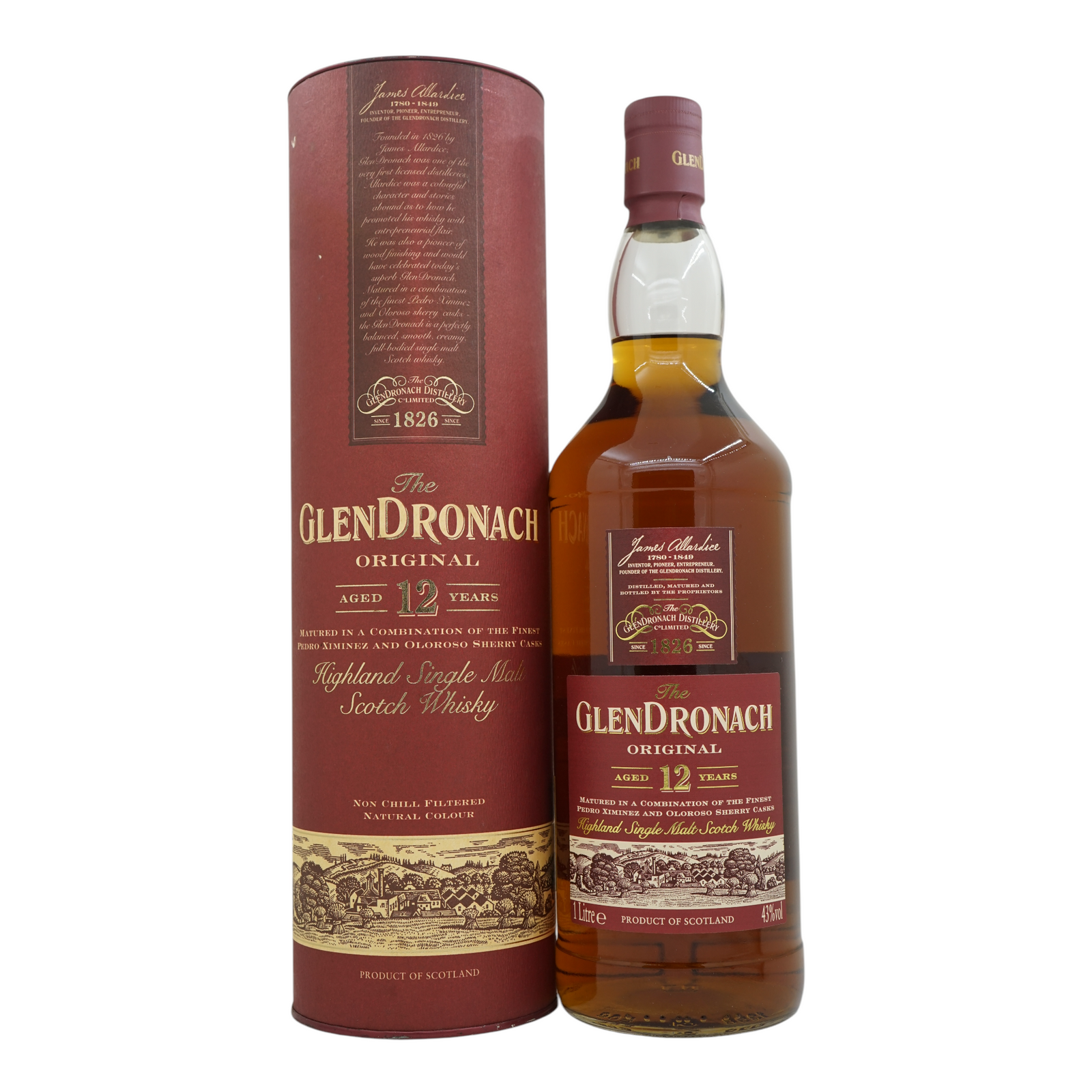 Glendronach 12 Year Old Billy Walker 1L 2016 bottled