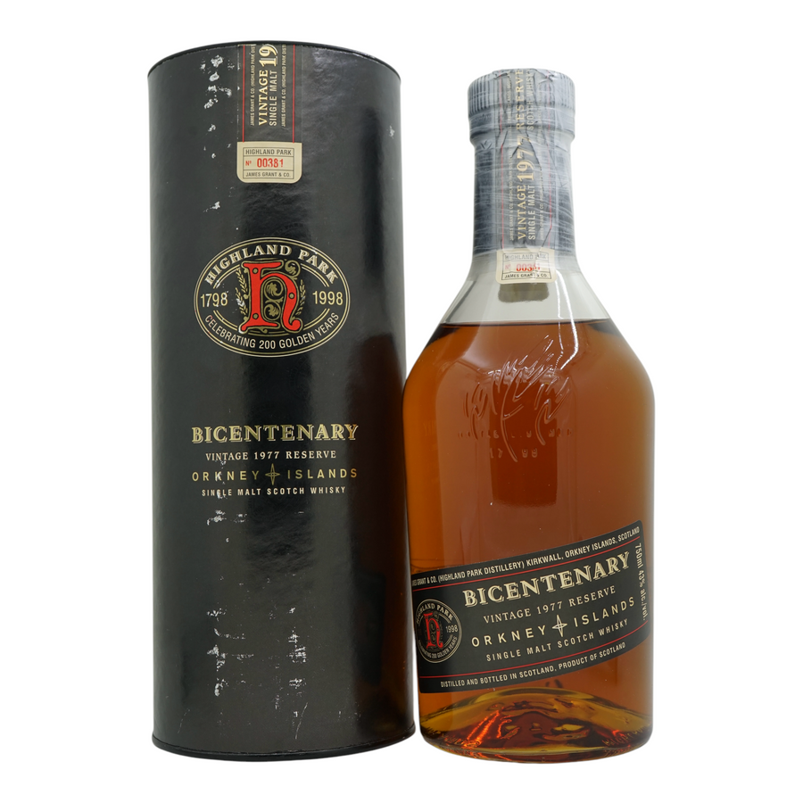 Highland Park 1977/1998 21 Year Old Bicentenary 750ml 43%