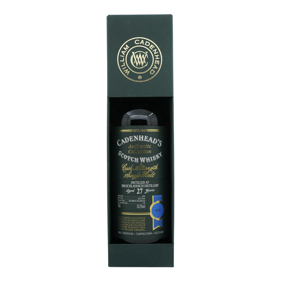 Bruichladdich 1988/2016 27 Year Old Authentic Collection Cadenhead's 50.2%