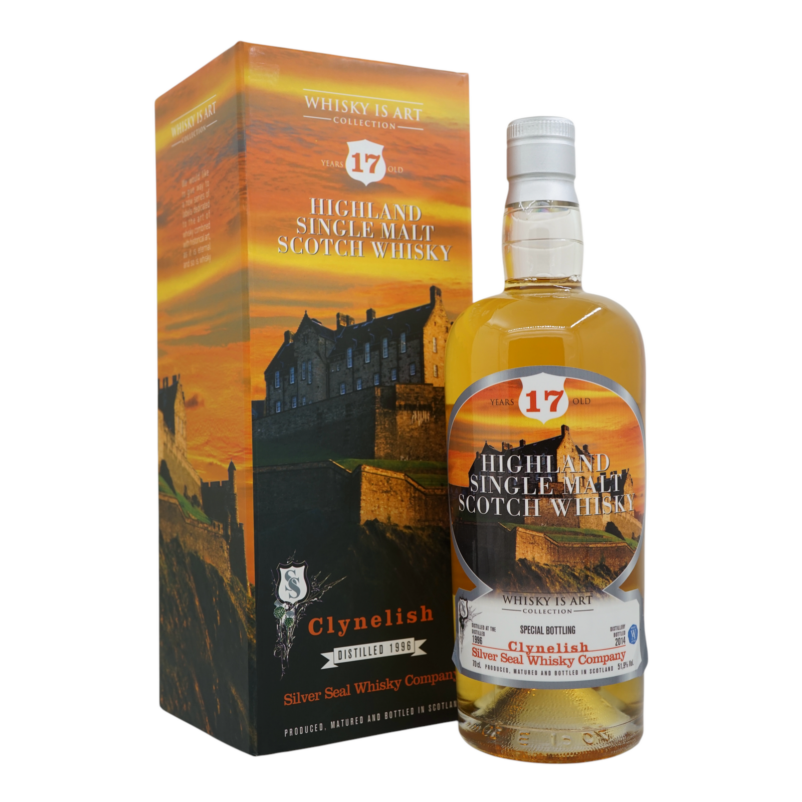 Clynelish 1996/2014 17 Year Old Whisky is Art Collection Silver Seal #2933