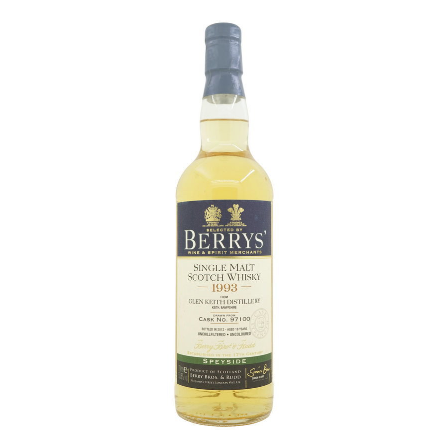 Glen Keith 1993/2012 18 Year Old Berrys' Berry Bros&Rudd #97100