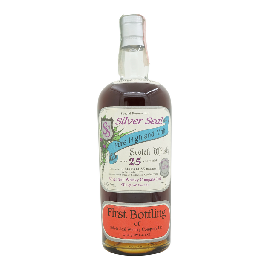 Macallan 1976/2001 25 Year Old First Bottling Silver Seal