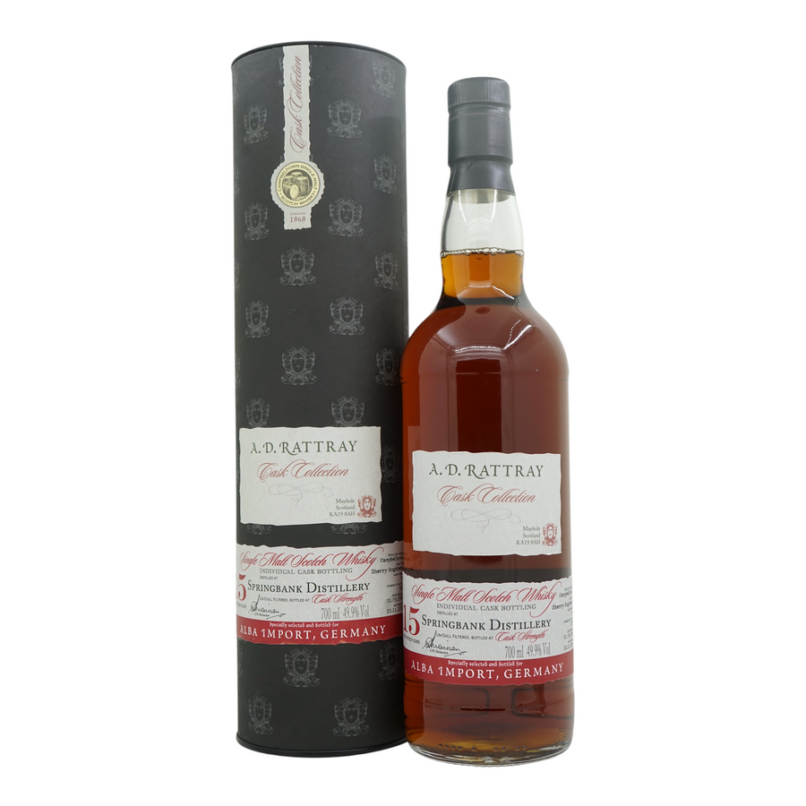 Springbank 1995/2010 15 Year Old Individual Cask Bottling - Exclusive for Germany A.D. Rattray #96