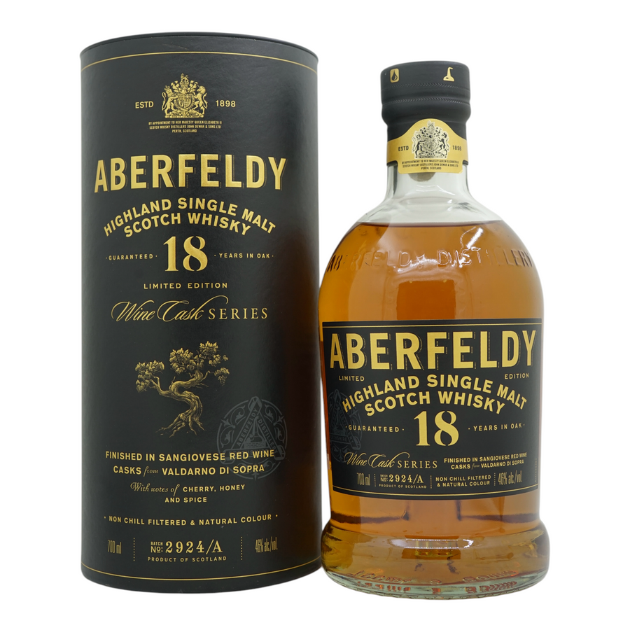 Aberfeldy 18 Year Old Wine Cask Series Finished in Sangiovese Red Wine #2924/A