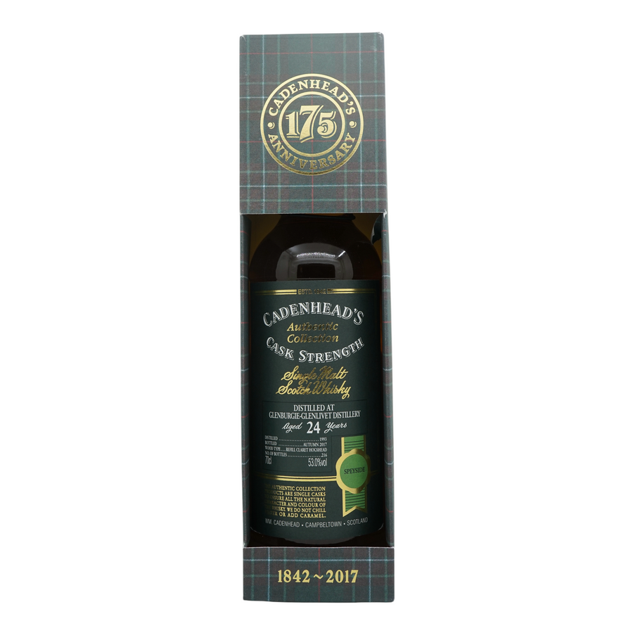 Glenburgie 1993/2017 24 Year Old Authentic Collection Cadenhead's 53%