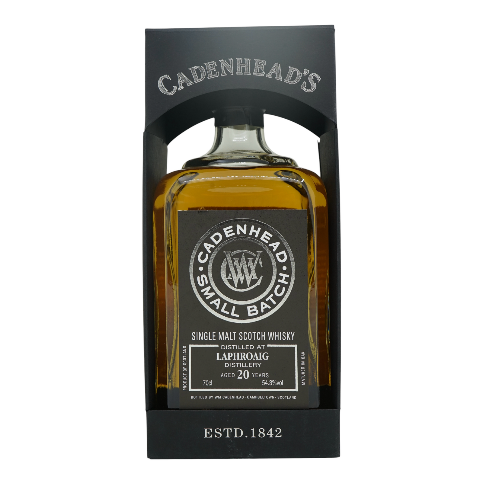Laphroaig 1998/2018 20 Year Old Small Batch Cadenhead's 54.3%