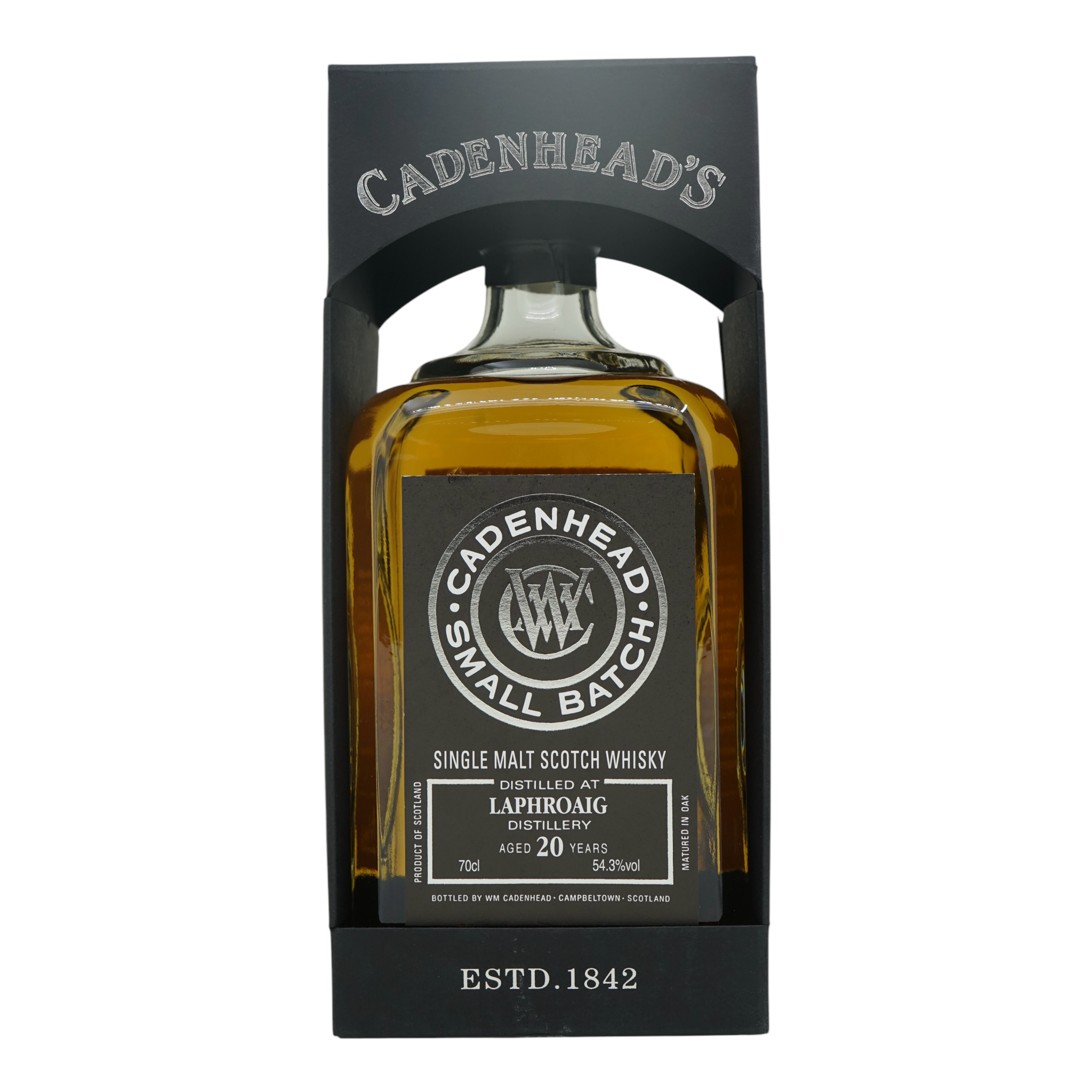 Laphroaig 1998/2018 20 Year Old Small Batch Cadenhead's 54.3%