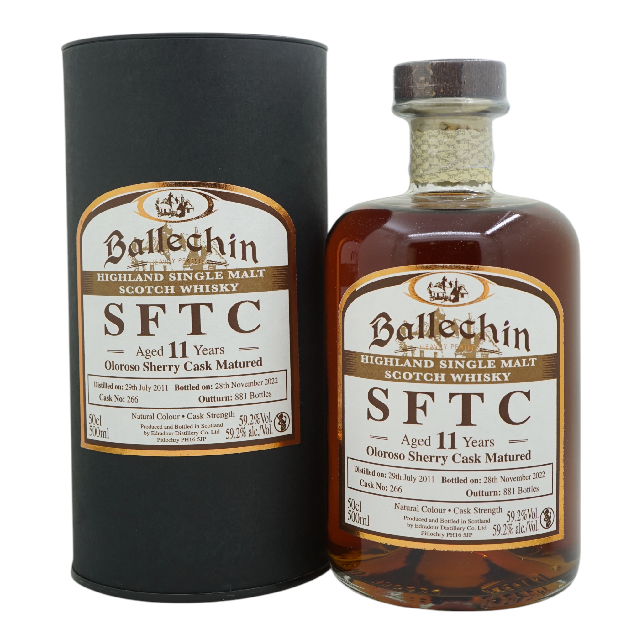 Ballechin 2011/2022 11 Year Old SFTC - Oloroso Sherry Cask Matured #266