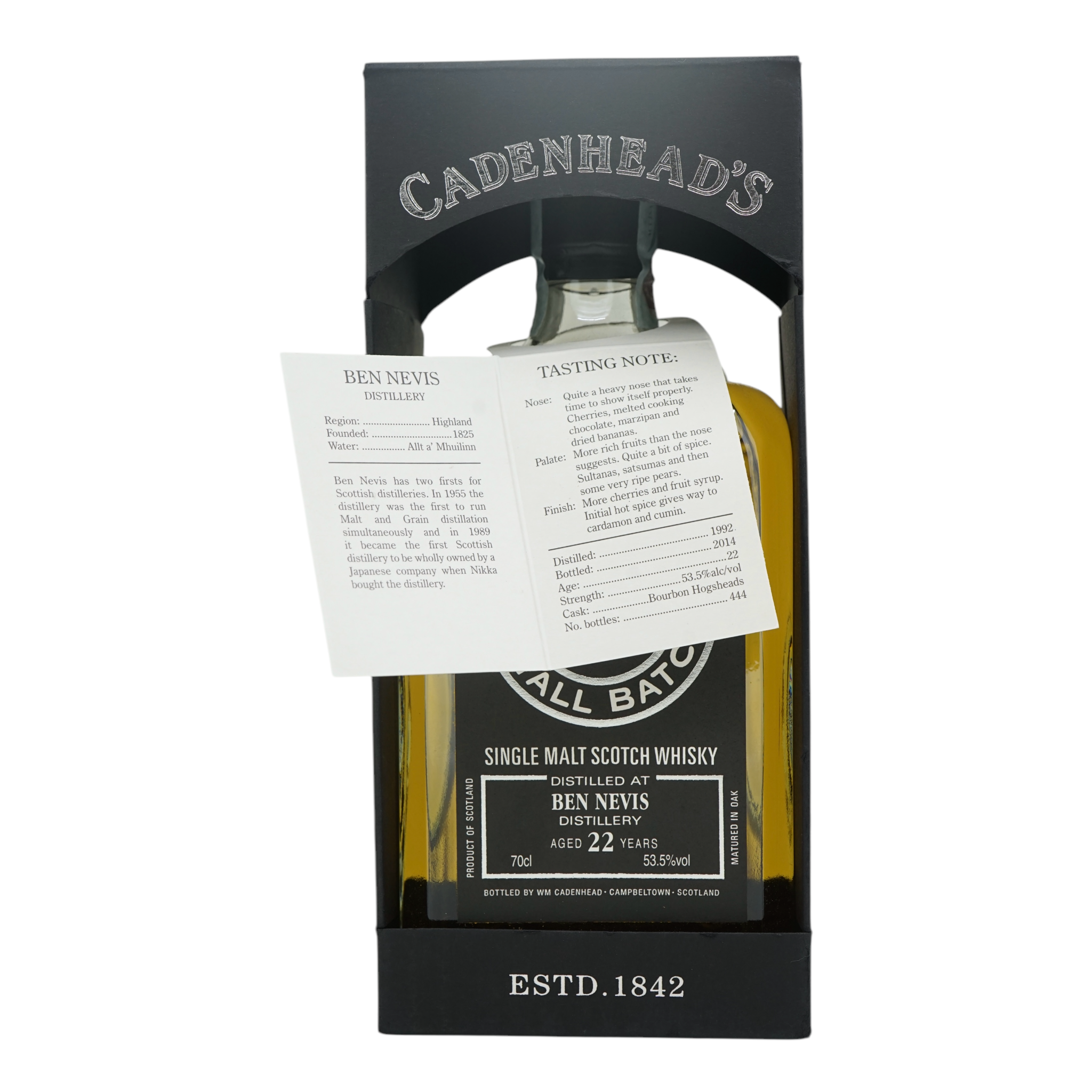 Ben Nevis 1992/2014 22 Year Old Small Batch Cadenhead's