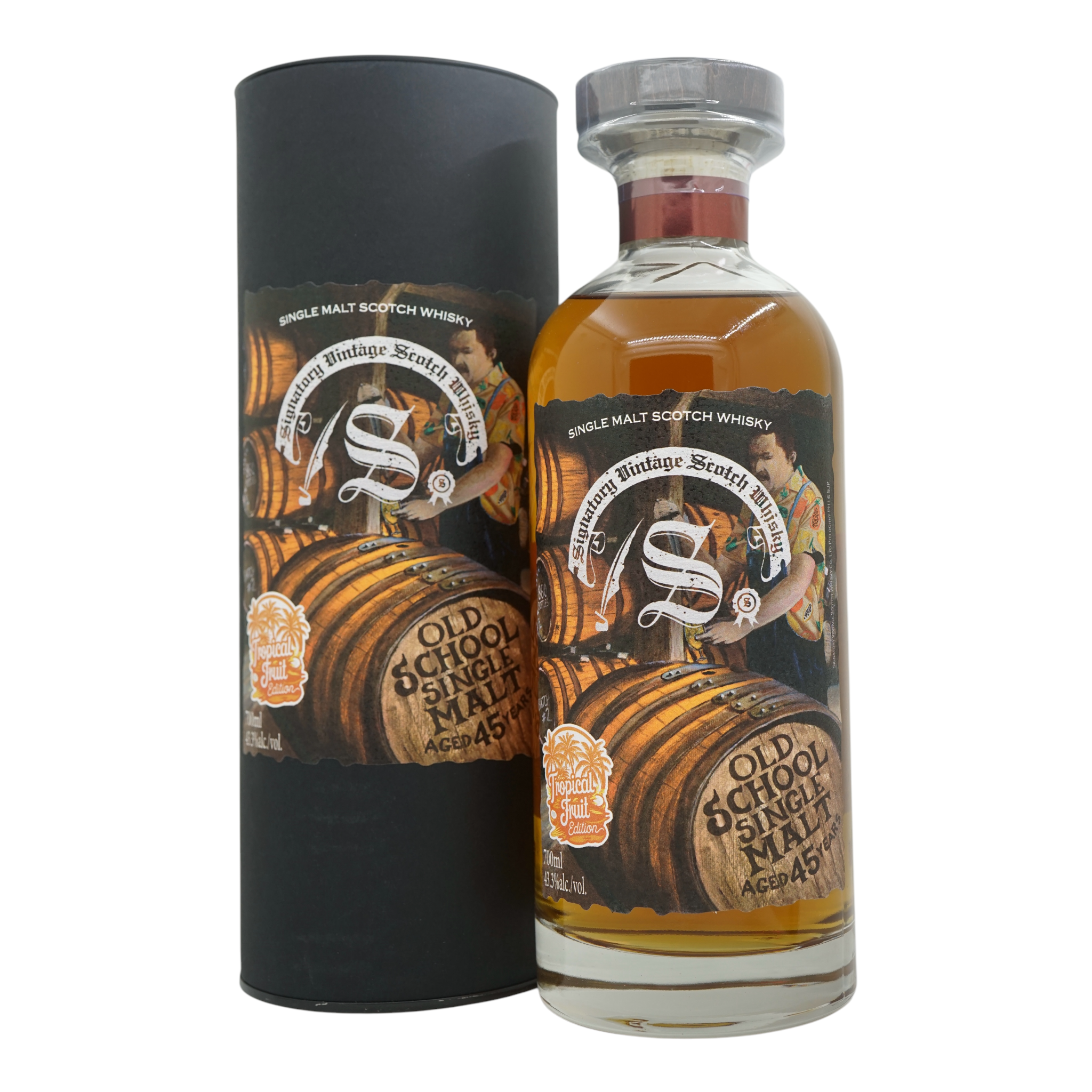 Old School Single Malt 45 Year Old Tropical Fruit Edition Signatory Vintage