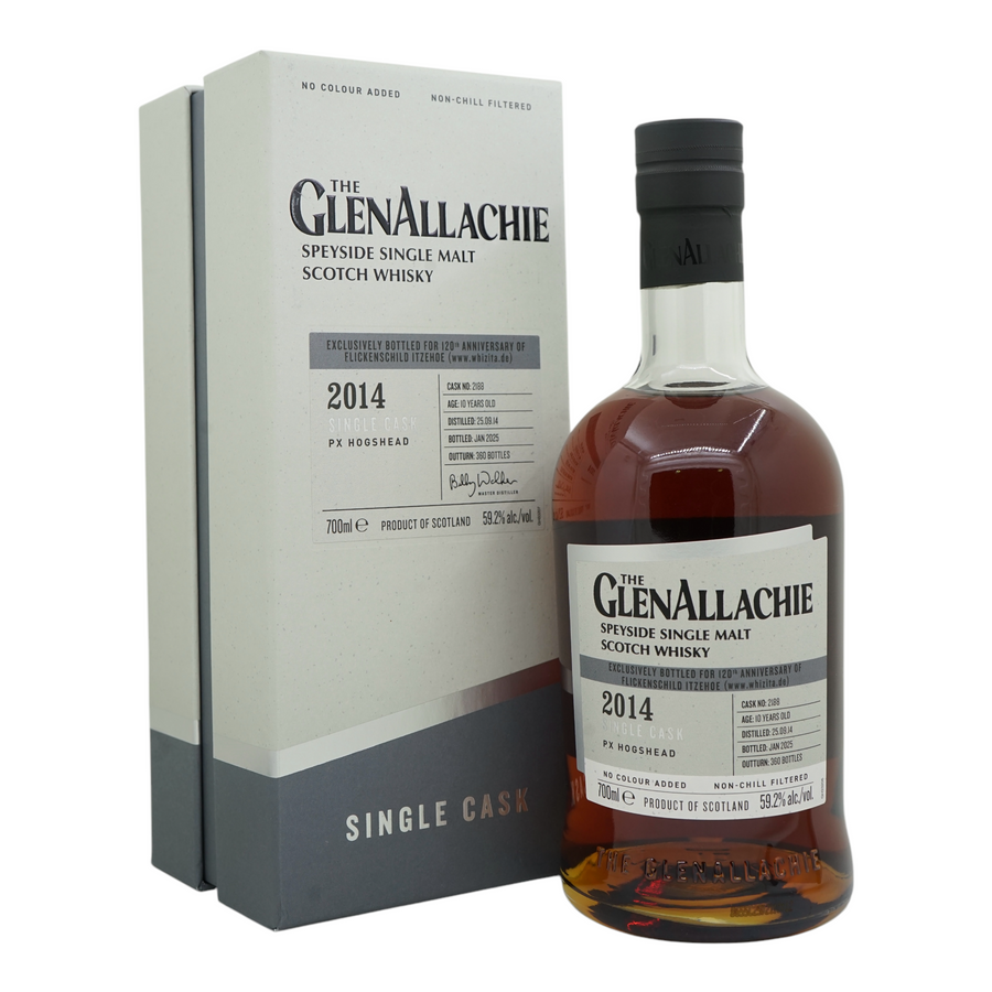 Glenallachie 2014/2025 10 Year Old PX Hogshead #2188 (Billy Walker簽名)