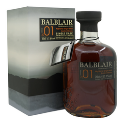 Balblair 2001/2018 Single Cask Bottled for Taiwan Exclusive