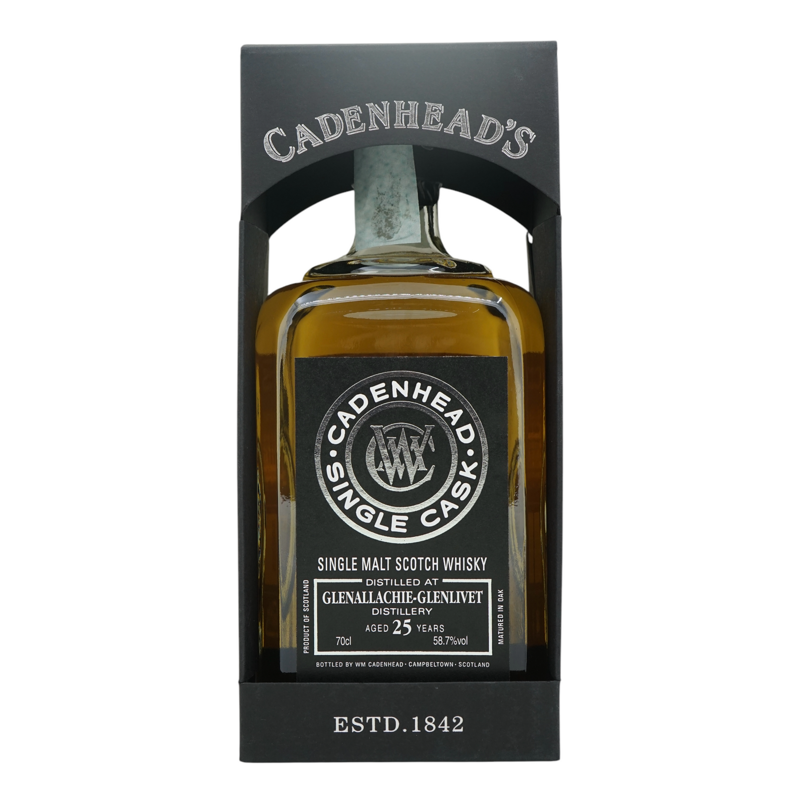 Glenallachie 1992/2018 25 Year Old Single Cask Cadenhead's 58.7%