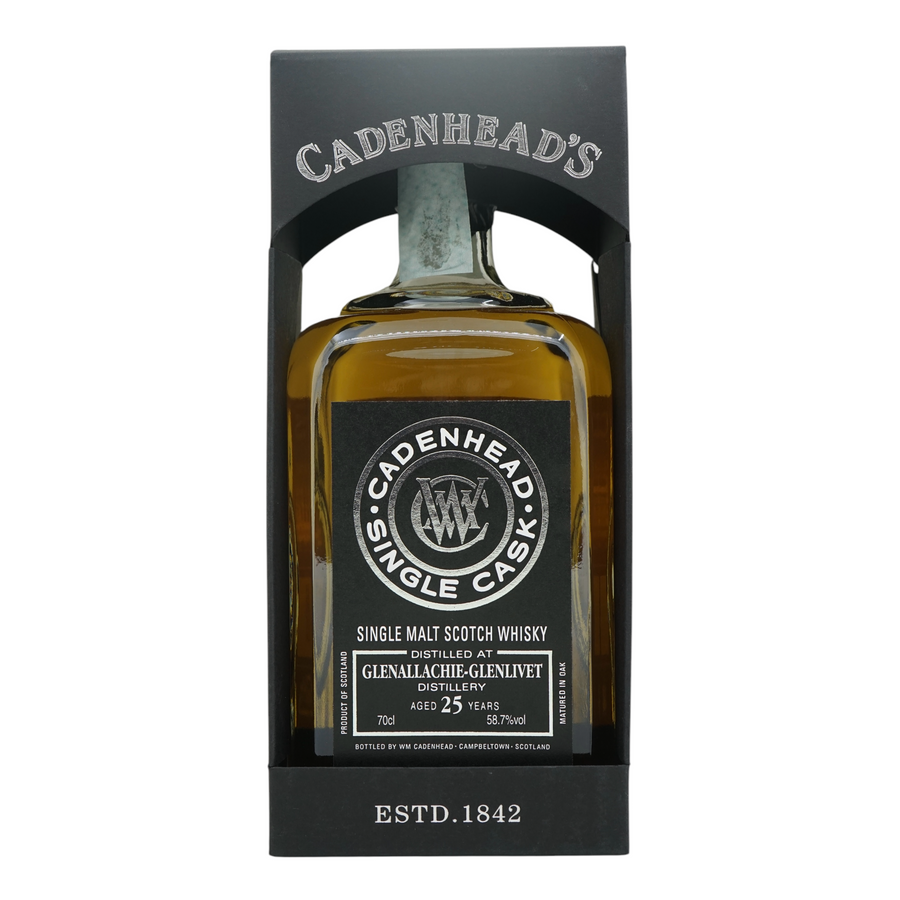 Glenallachie 1992/2018 25 Year Old Single Cask Cadenhead's 58.7%