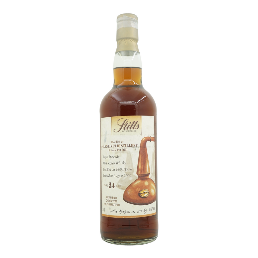 Glenlivet 1976/2000 24 Year Old Stills of Scotland Signatory Vintage #5529
