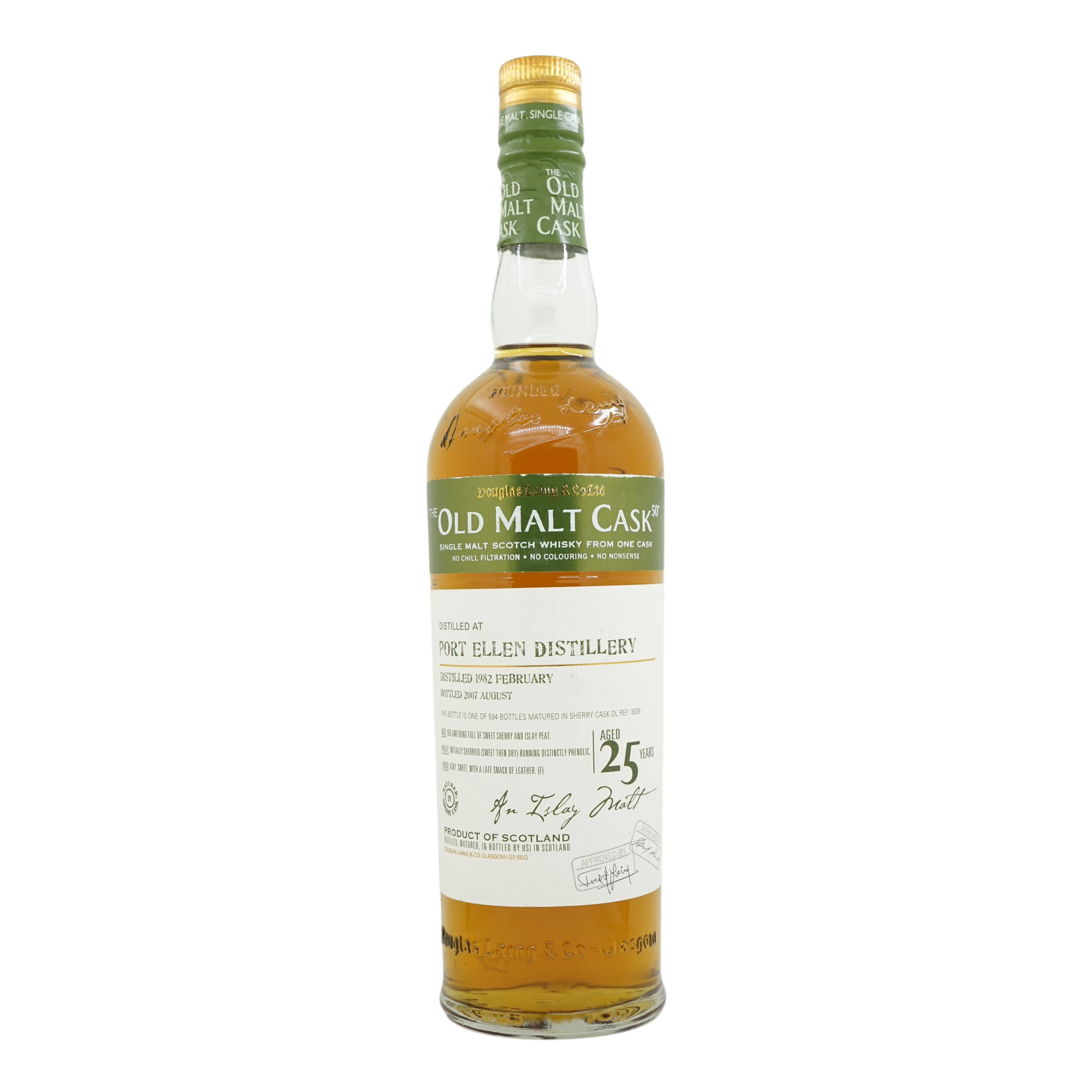 Port Ellen 1982/2007 25 Year Old Old Malt Cask Douglas Laing #DL3639