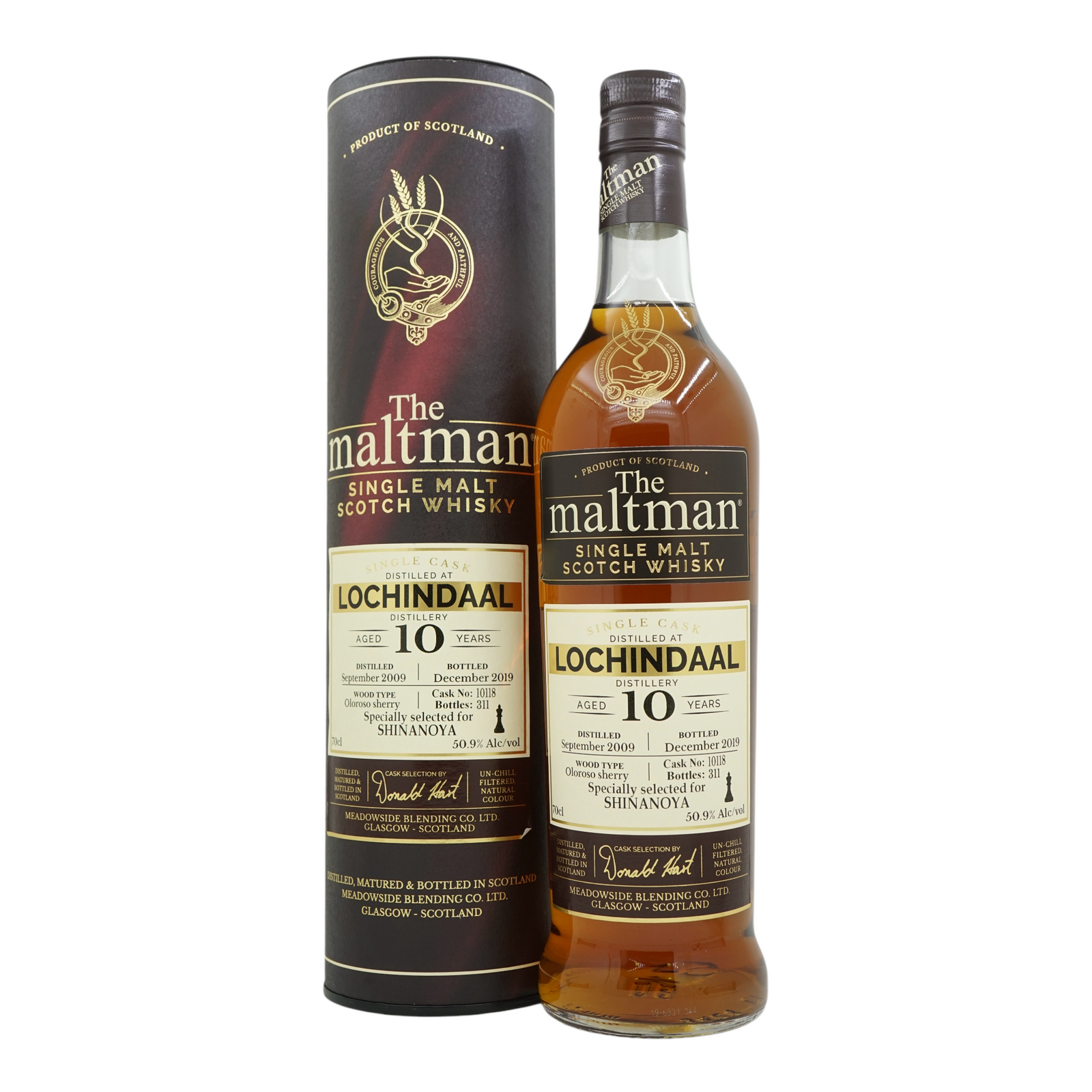 Lochindaal 2009/2019 10 Year Old Bottled for Shinanoya The Maltman #10118