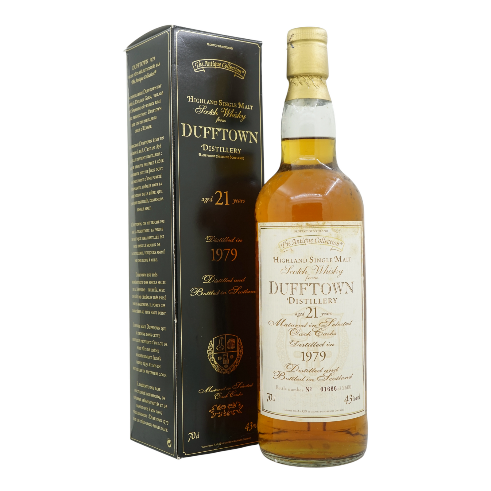 Dufftown 1979 21 Year Old The Antique Collection Dun Eideann