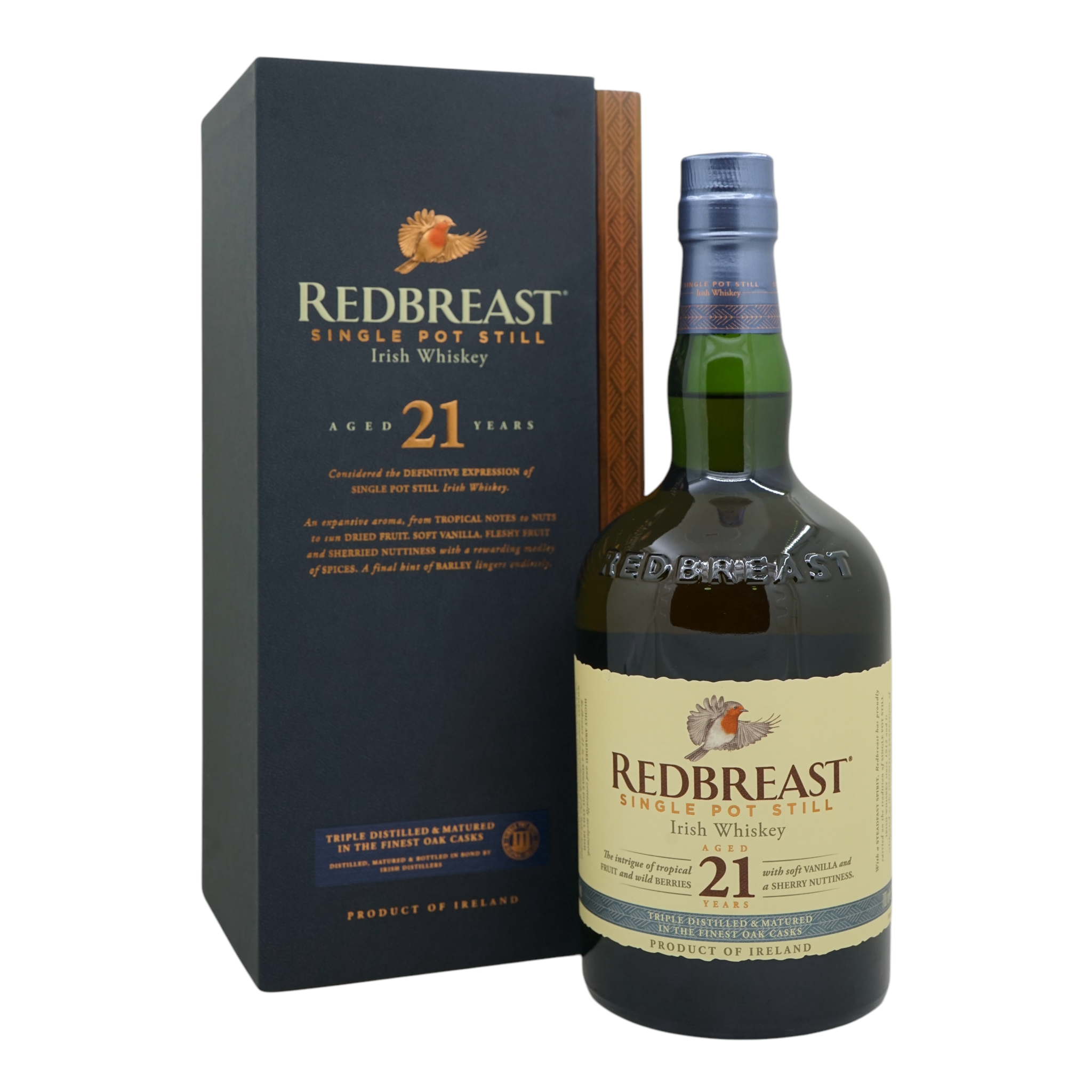Redbreast 21 Year Old Triple Distilled And Matured