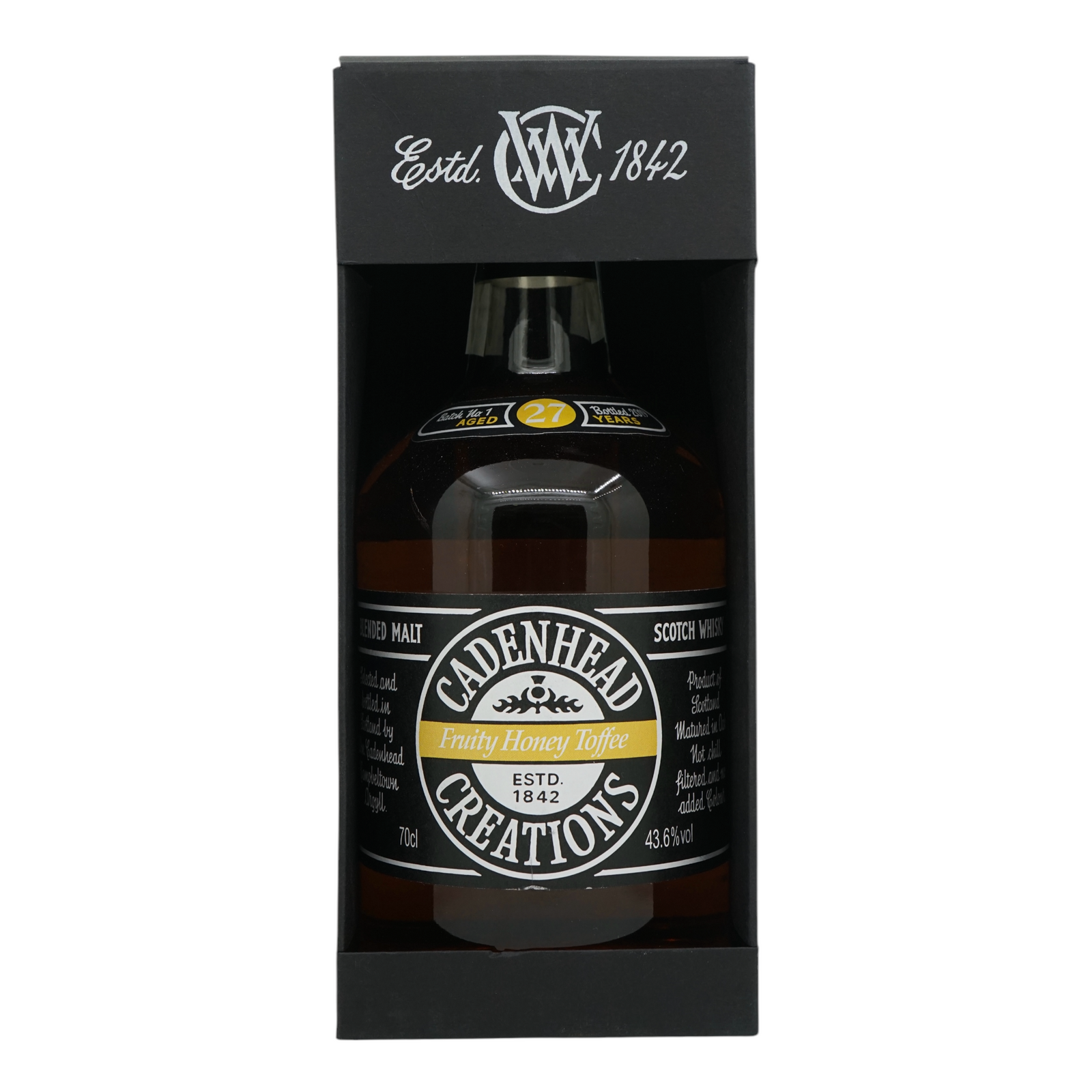 Creations 1991/2019 27 Year Old Fruity Honey Toffee Cadenhead's