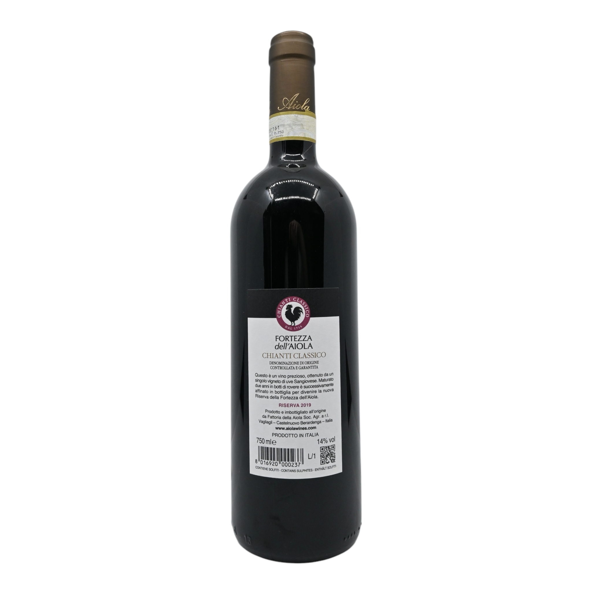 Fattoria della Aiola Chianti Classico Fortezza Dell'aiola Riserva DOCG 2019