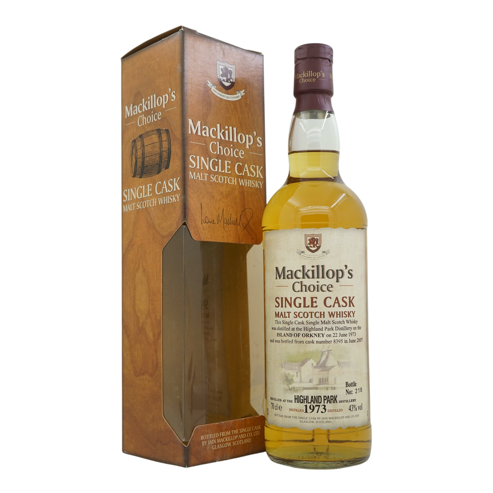 Highland Park 1973/2007 Single Cask Mackillop's Choice #8395