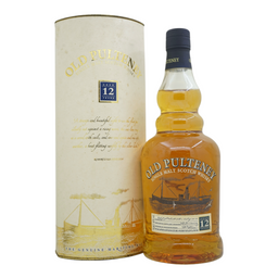 Old Pulteney 12 Year Old (glass label)