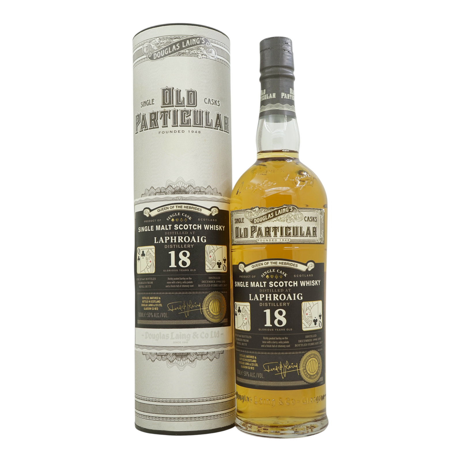 Laphroaig 1998/2017 18 Year Old Old Particular - Consortium of Cards