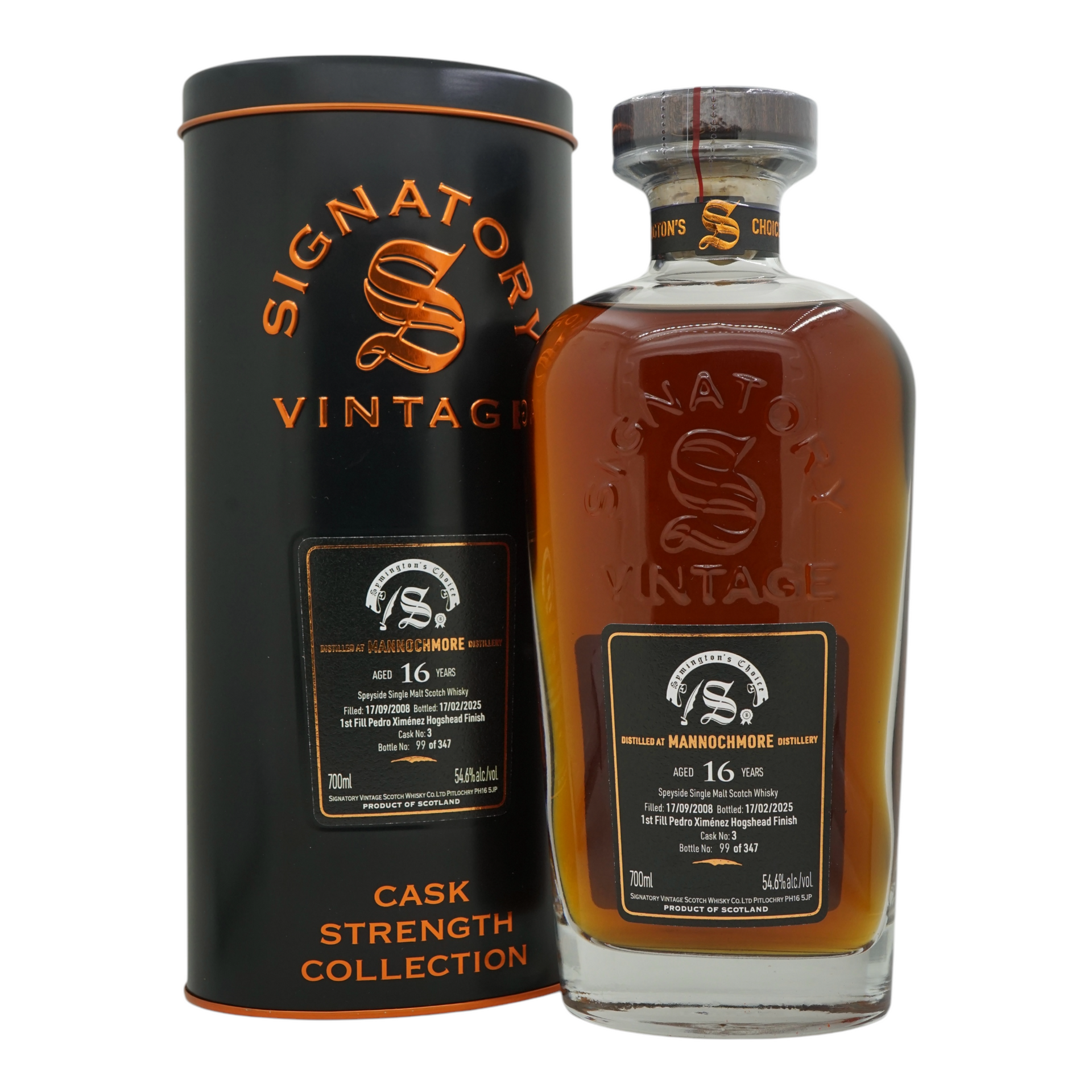 Mannochmore 2008/2025 16 Year Old Symington's Choice Signatory