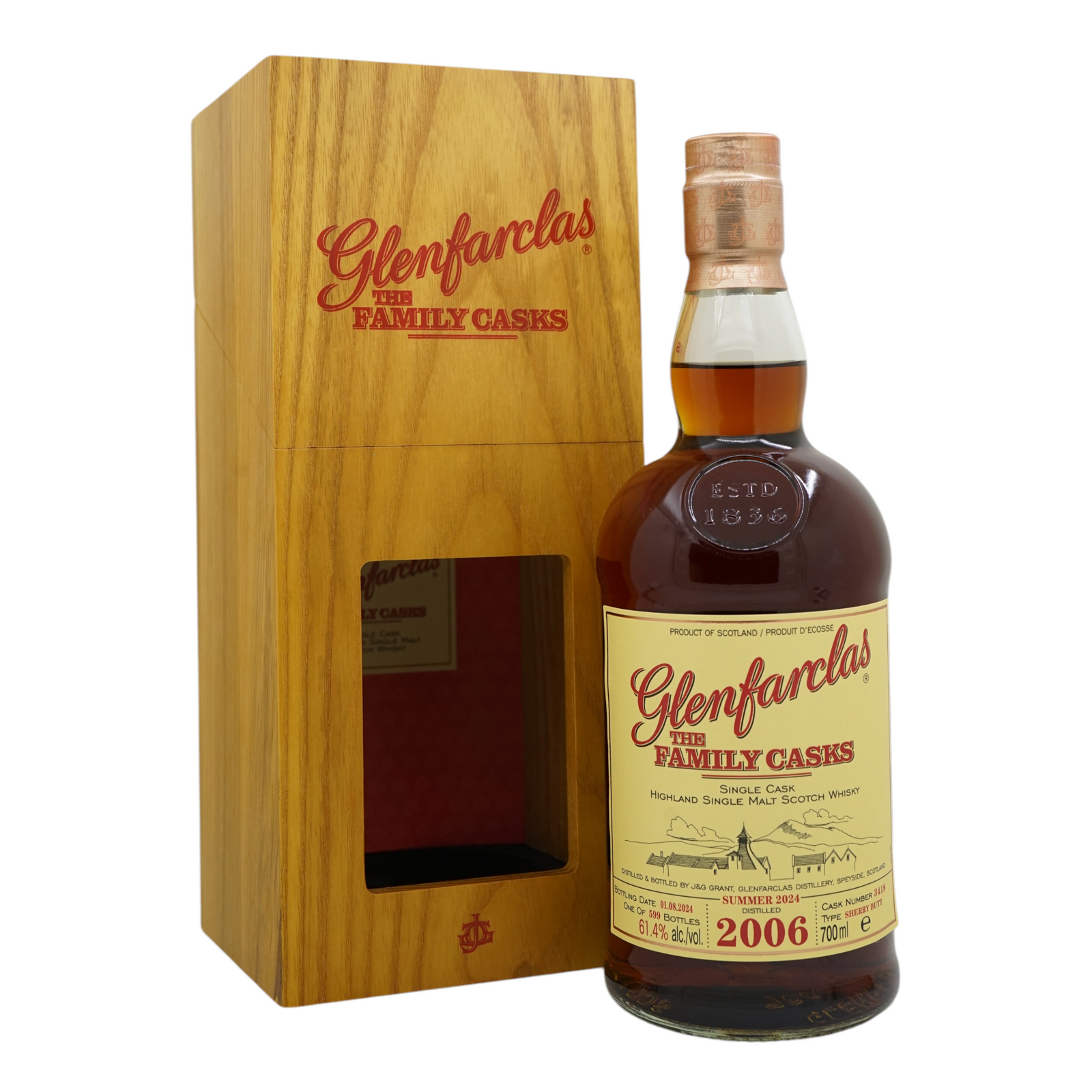 Glenfarclas 2006/2024 The Family Casks (Release S24) #3418