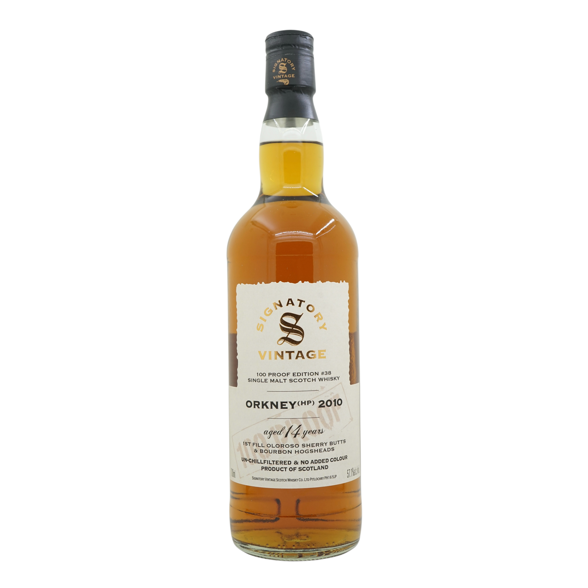 Orkney (HP) 2010/2025 14 Year Old 100 Proof Edition #38 Signatory Vintage