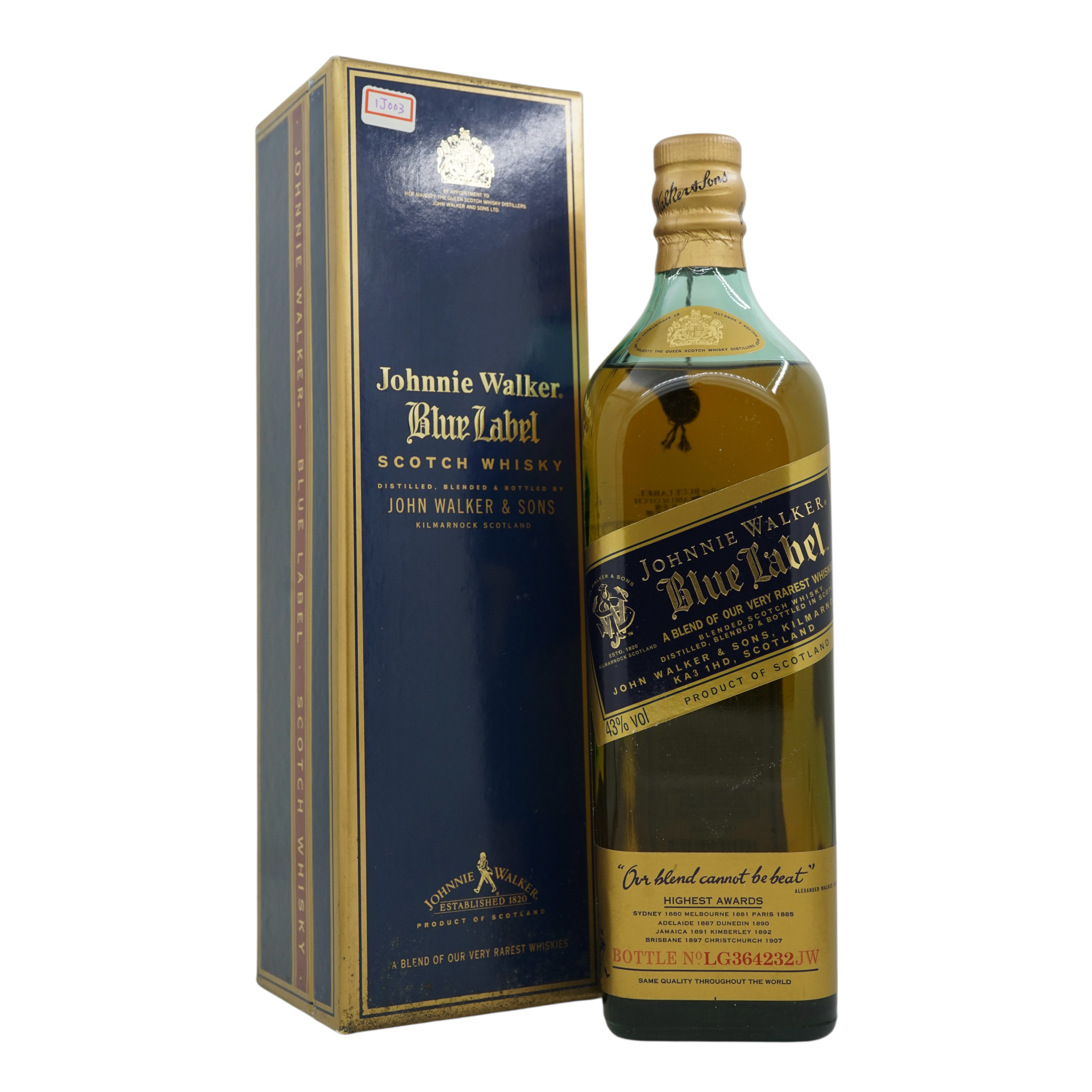 Johnnie Walker Blue Label Highest Awards