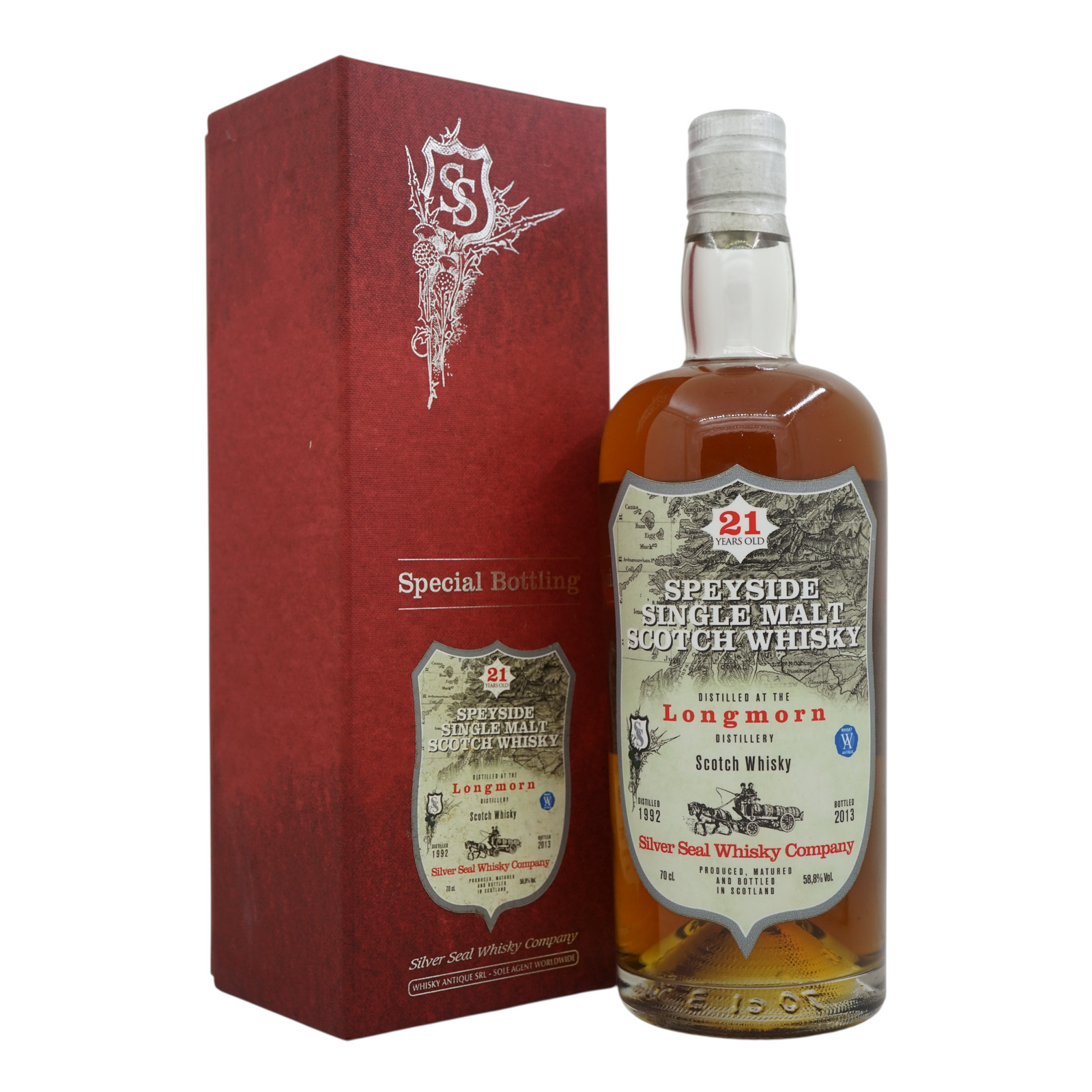 Longmorn 1992/2013 21 Year Old Silver Seal #71758