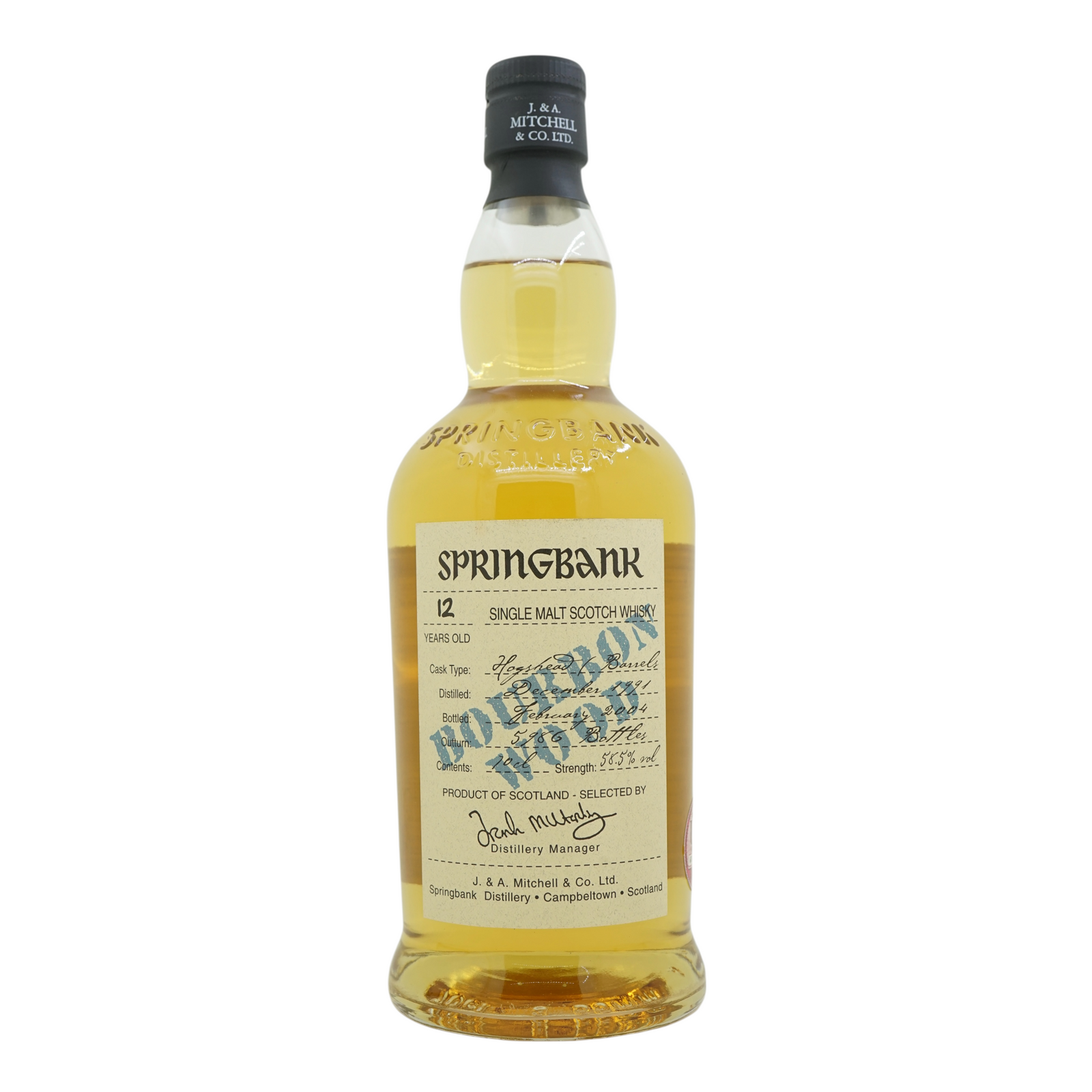 Springbank 1991/2004 12 Year Old Bourbon Wood Expressions