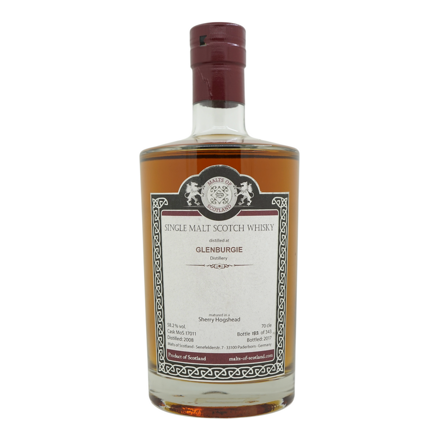 Glenburgie 2008/2017 Malts of Scotland #MoS17011 (No Box)