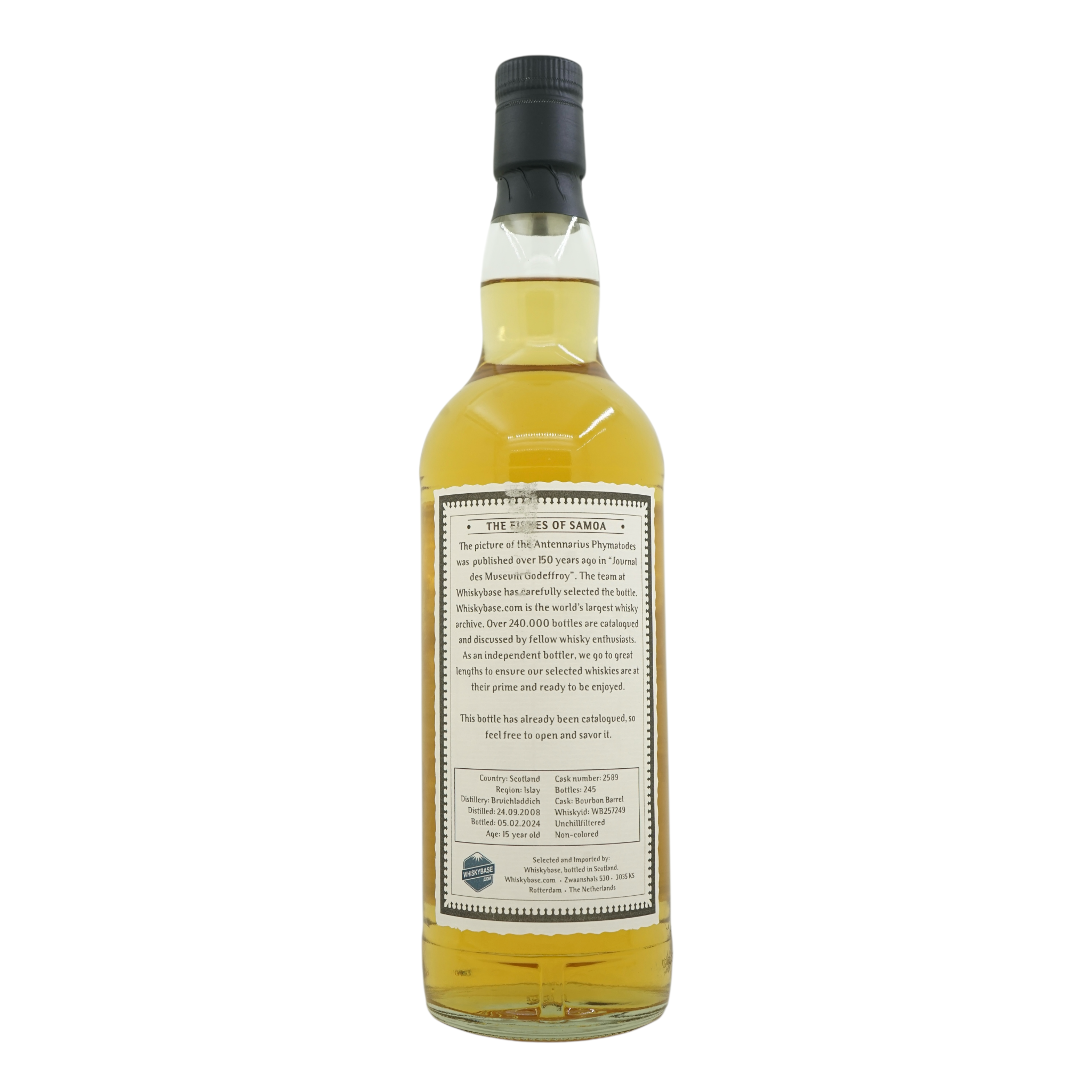 Bruichladdich 2008/2024 15 Year Old The Fishes of Samoa Archives #2589