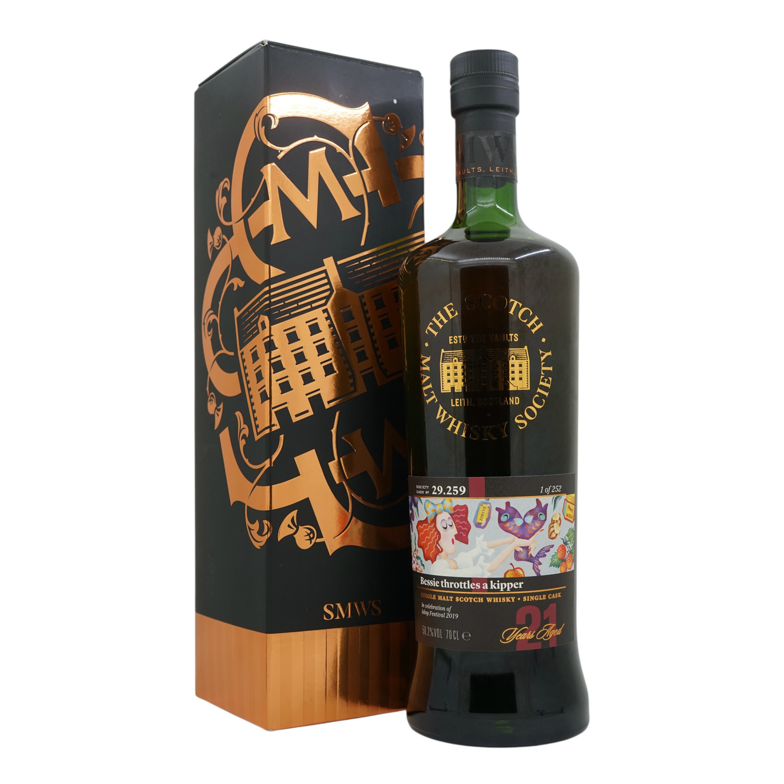 Laphroaig 1996 21 Year Old SMWS 29.259 - Bessie throttles a kipper