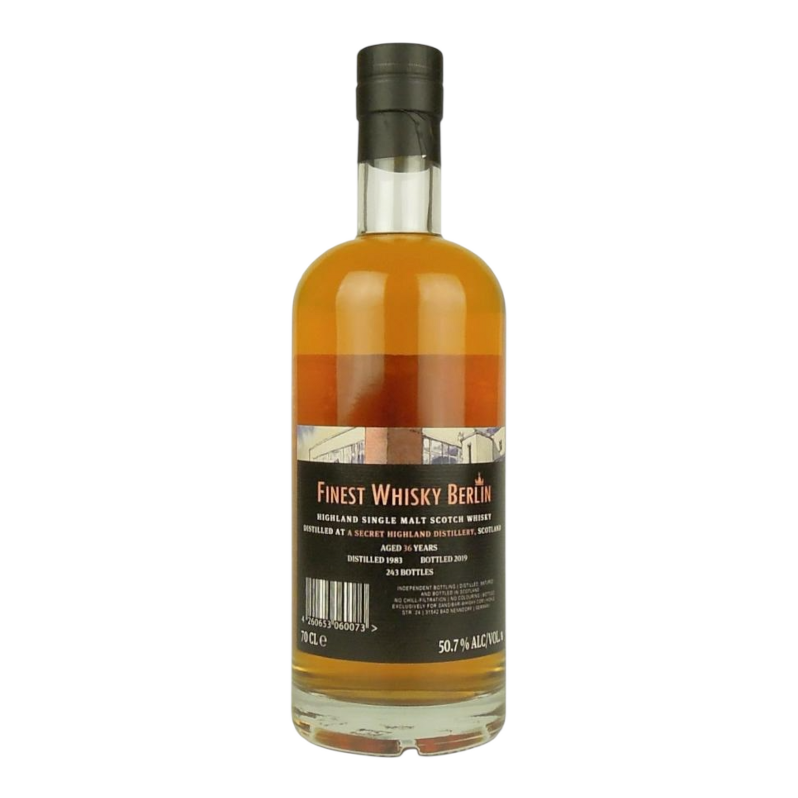 Highland Single Malt Scotch Whisky 1983/2019 36 Year Old Finest Whisky Berlin Sansibar
