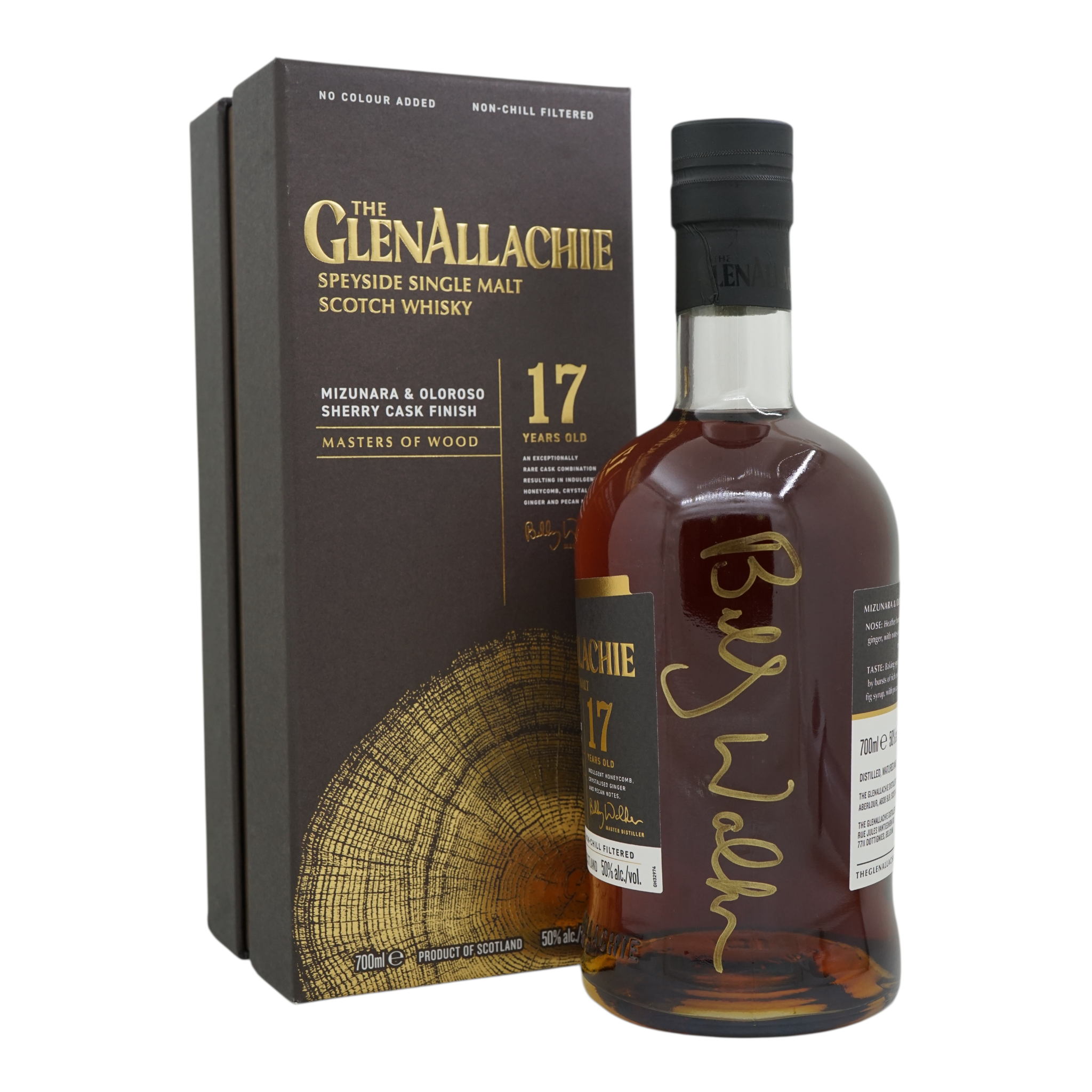 Glenallachie 17 Year Old Masters of Wood Mizunara&Oloroso Sherry Finish (Billy Walker簽名)