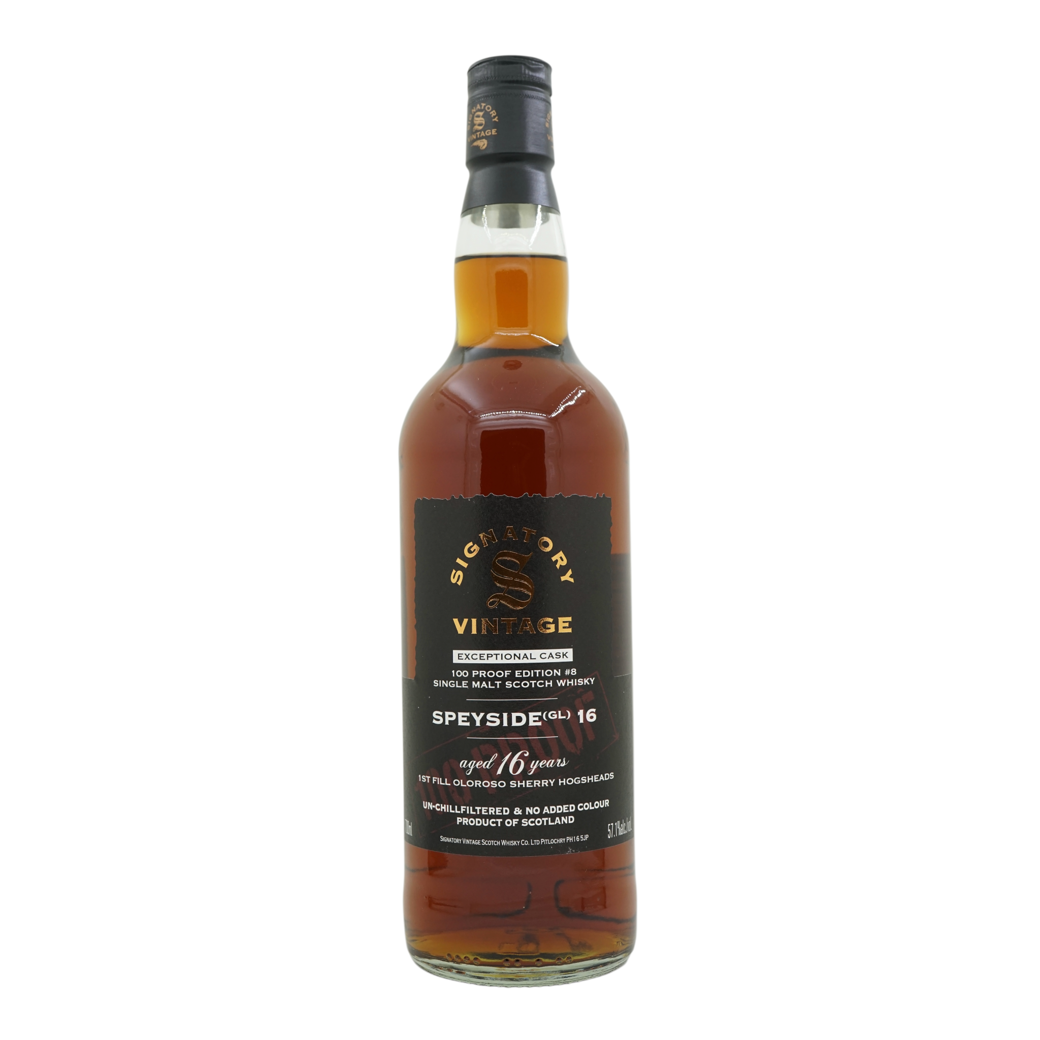 Speyside (GL) 16 Year Old 100 Proof Exceptional Cask Edition #8 Signatory Vintage