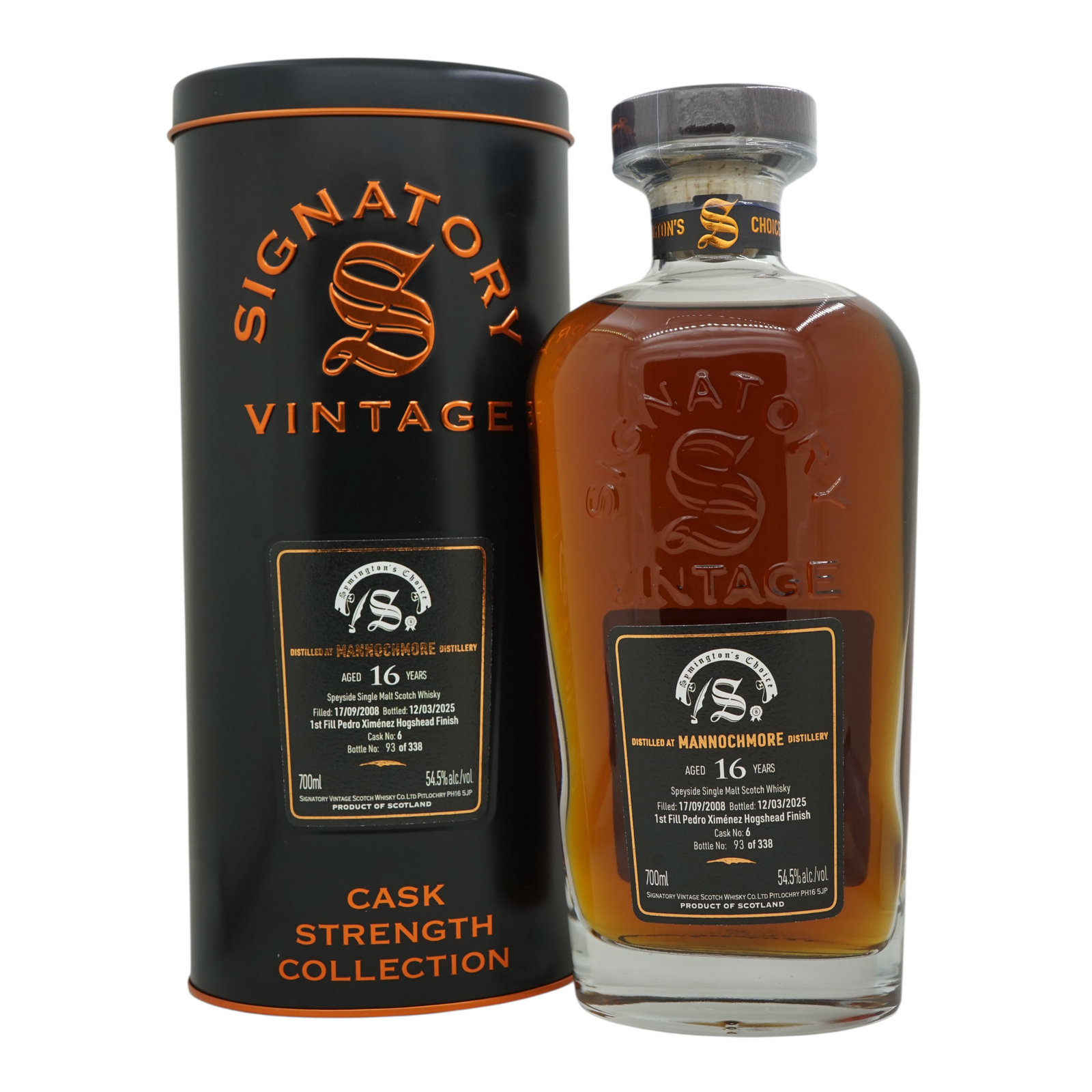 Mannochmore 2008/2025 16 Year Old Symington’s Choice Signatory Vintage #6