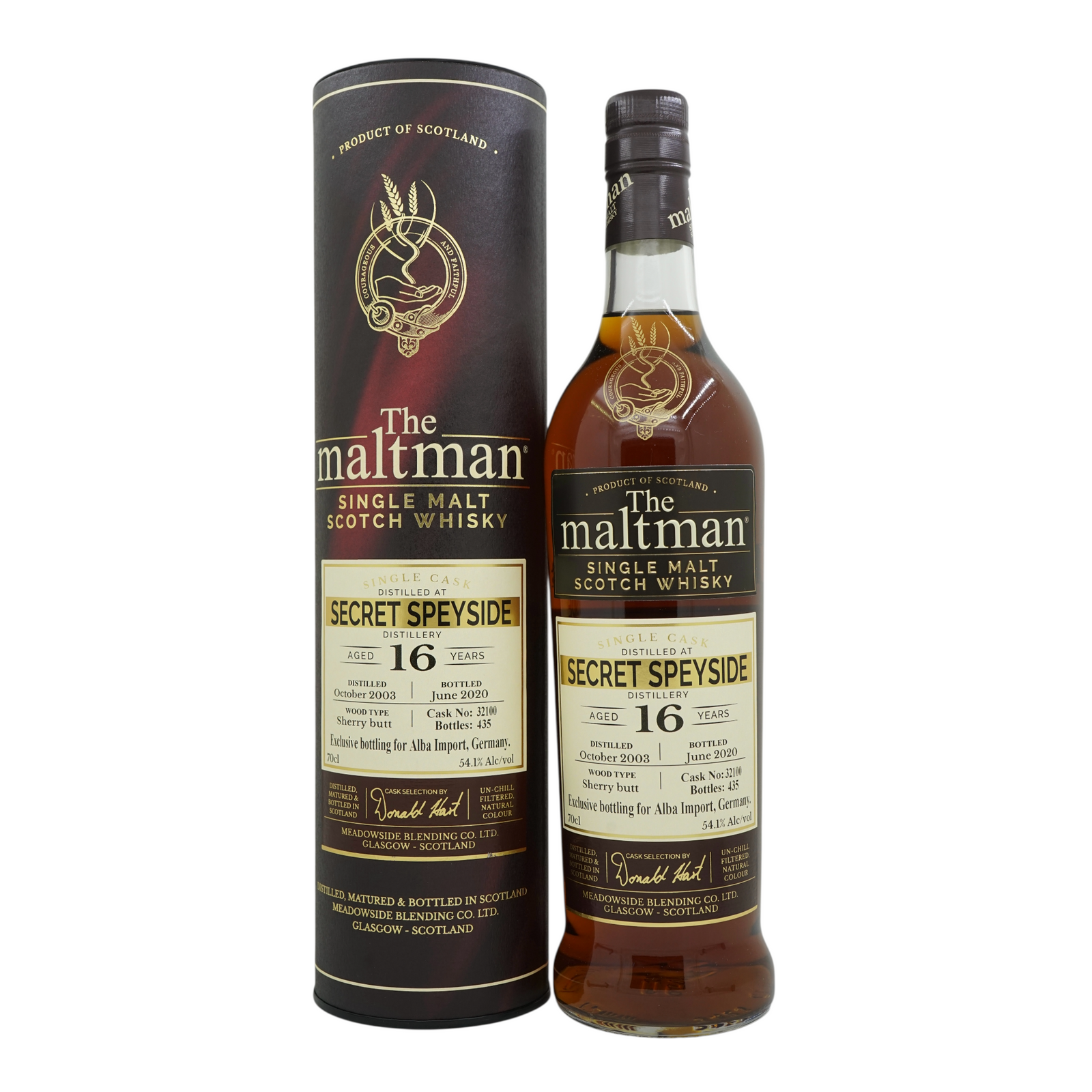 Secret Speyside Distillery 2003/2020 16 Year Old The Maltman #32100
