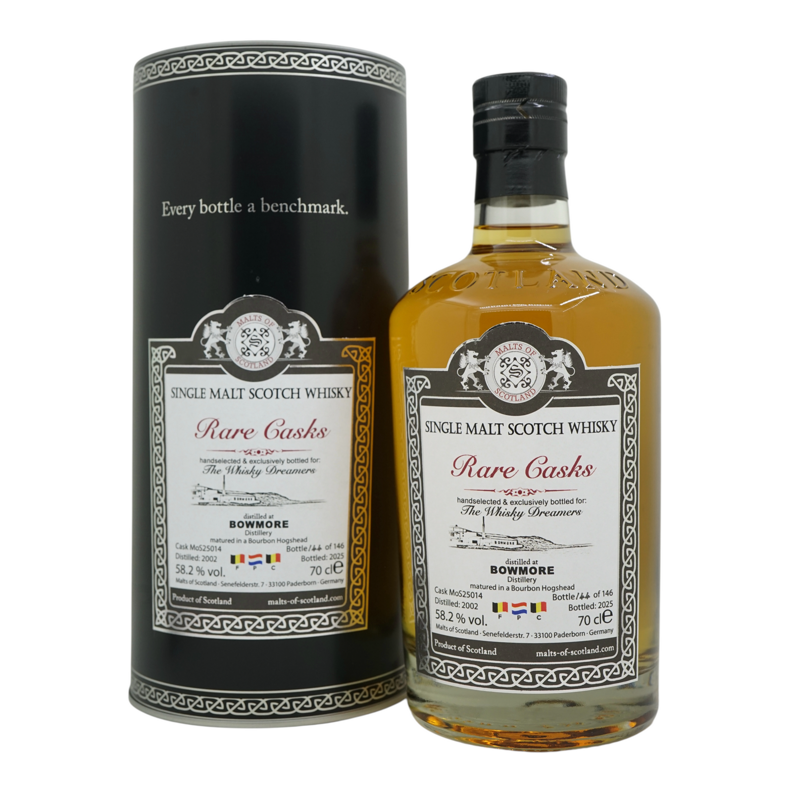 Bowmore 2002/2025 Rare Casks Bottled for Whisky Dreamers FPC Malts of Scotland #Mos25014